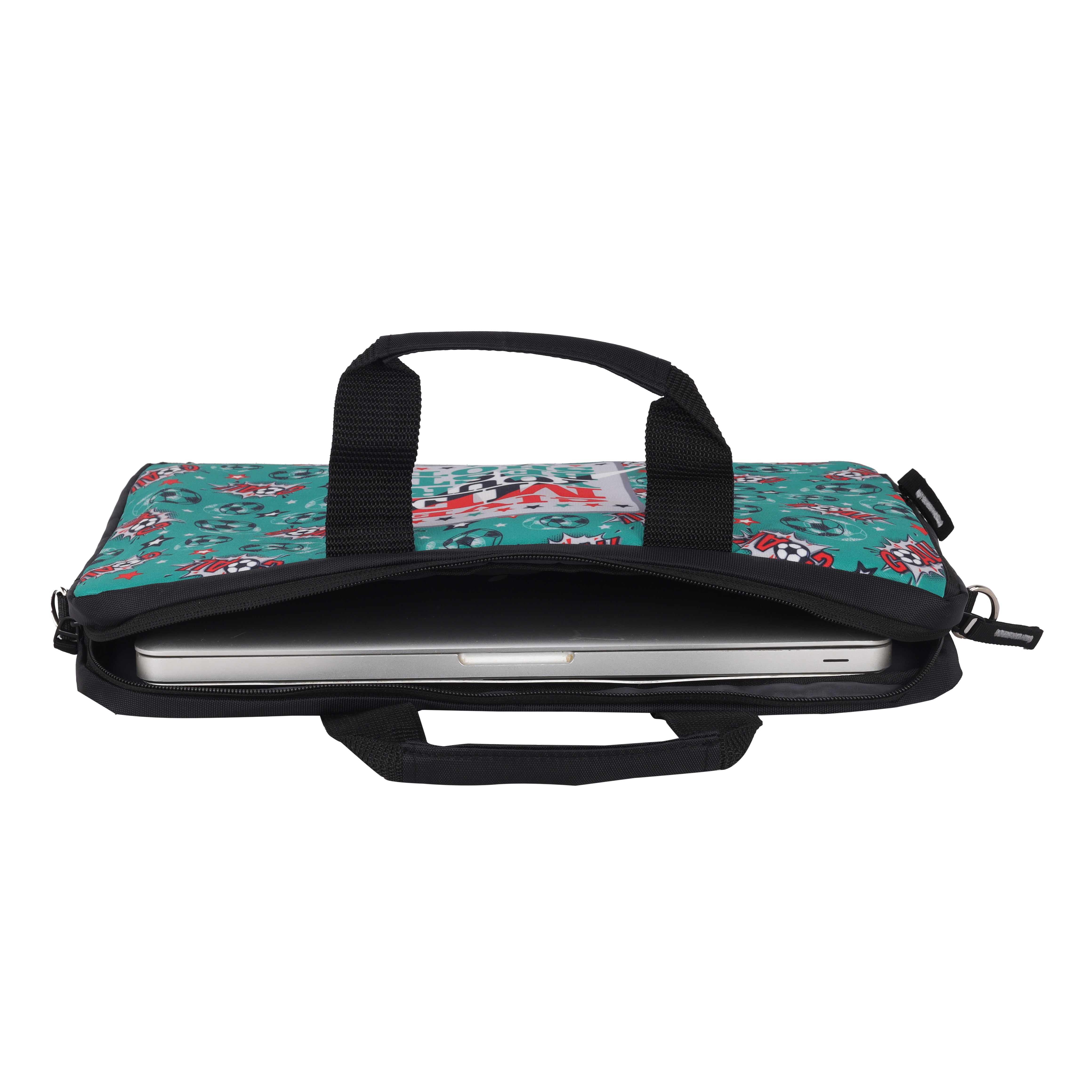 Echo Boomers "Give Me Your Best Shot" Laptop Sling Bag – 15 Inch Sports-Themed Office & School Messenger Bag for Boys & Teens