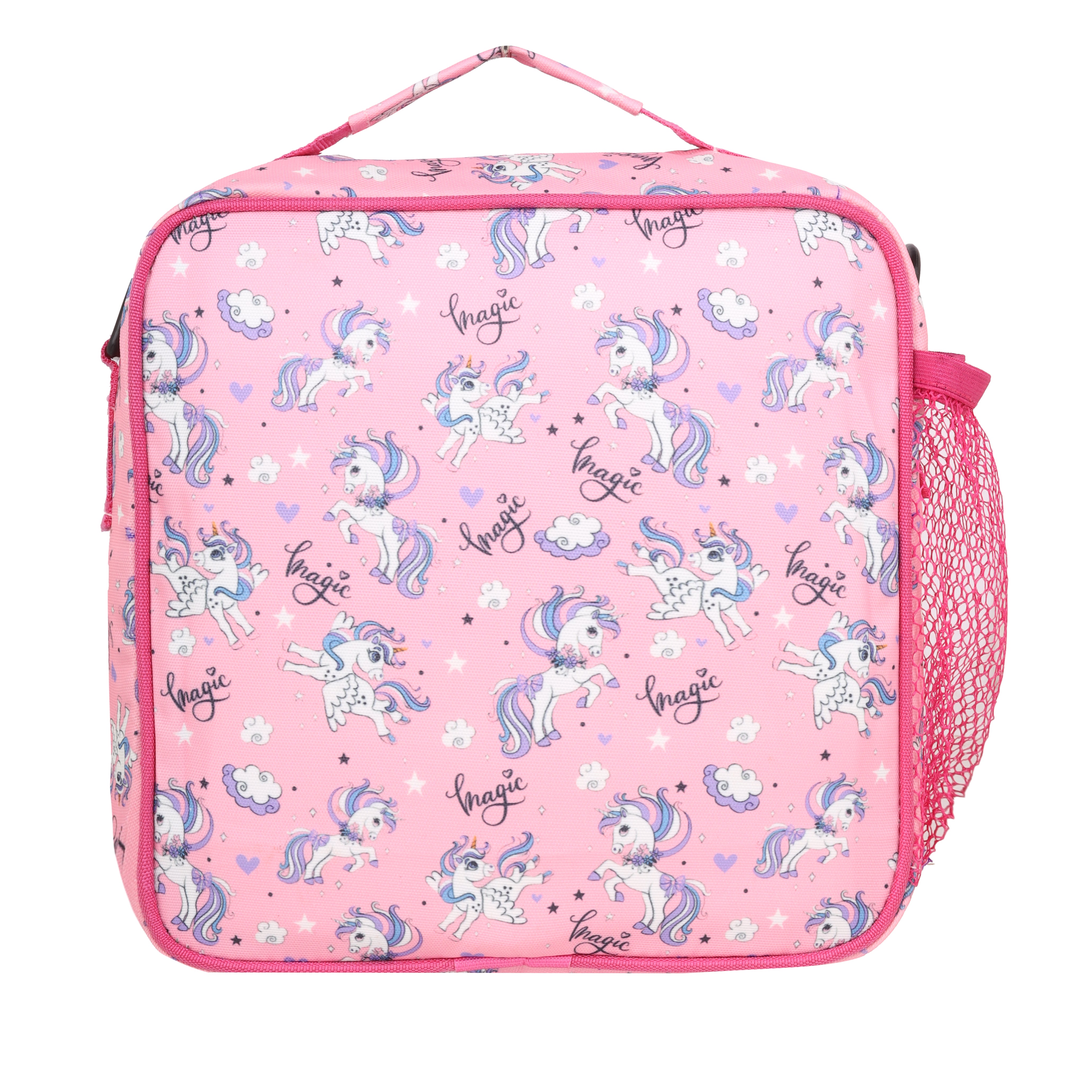 Echo Boomers Premium Sweet Unicorn Pint Lunch Bag – Stylish, Lightweight, Attractive, & Durable Meal Companion and versatile bag(Pink).