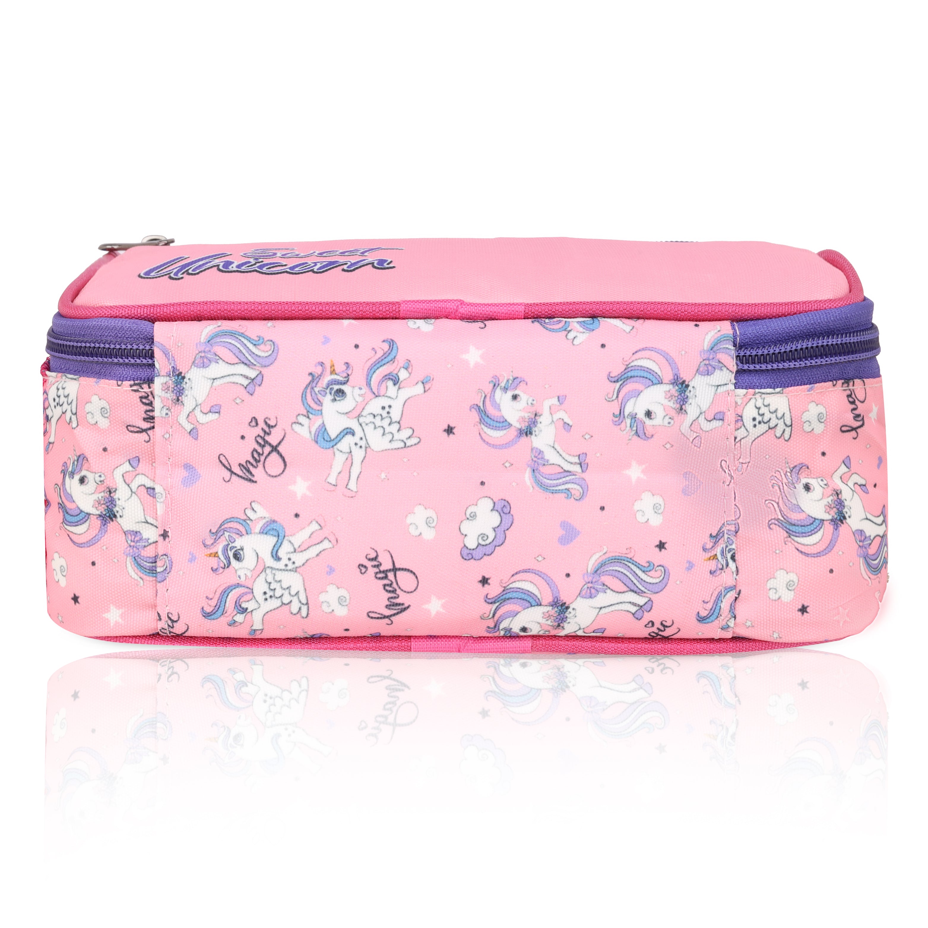 Echo Boomers Premium Sweet Unicorn Pint Lunch Bag – Stylish, Lightweight, Attractive, & Durable Meal Companion and versatile bag(Pink).