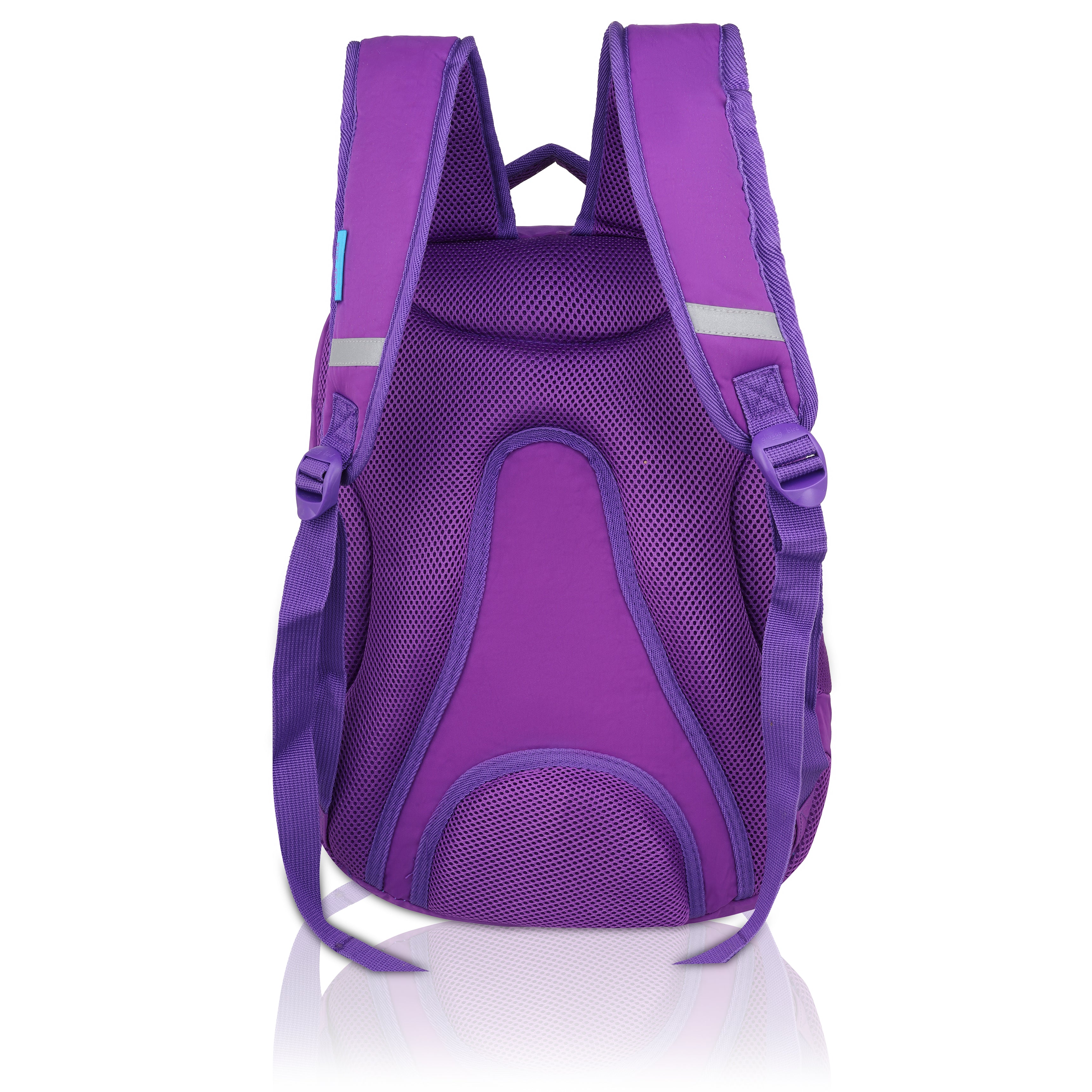 Echo Boomers Glossy Bird Backpack (PINK) – Water-Resistant Unisex Bag with 4 Compartments, Detachable Pouch, Bottle Holder & Padded Straps – School, College, Work & Travel Bag