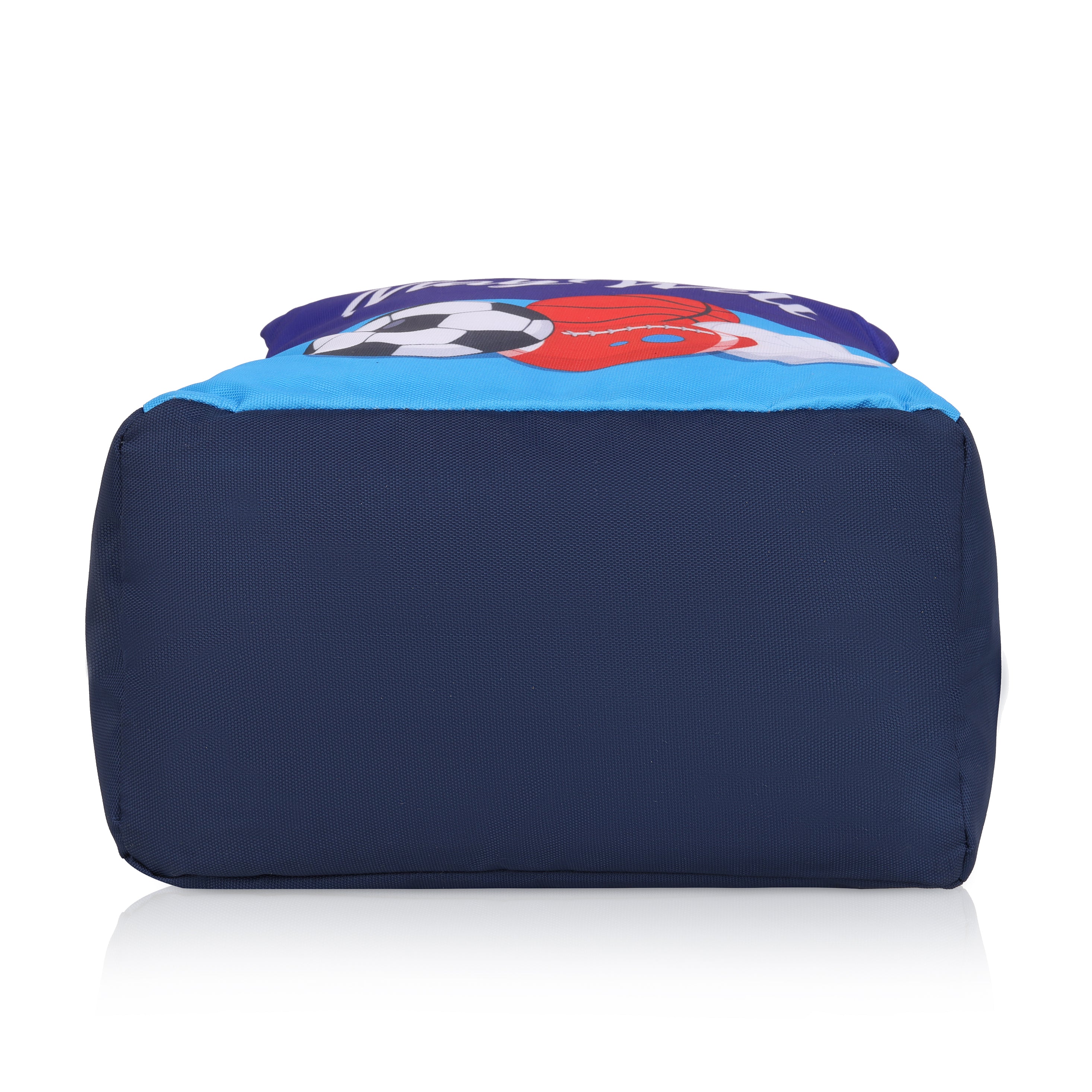 Echo Boomers Play Well Football Print Navy Lunch Bag for Kids | Stylish, Lightweight & Durable | School, Travel & Picnic Use | Premium Zipper, Sturdy Handle, Easy to Clean