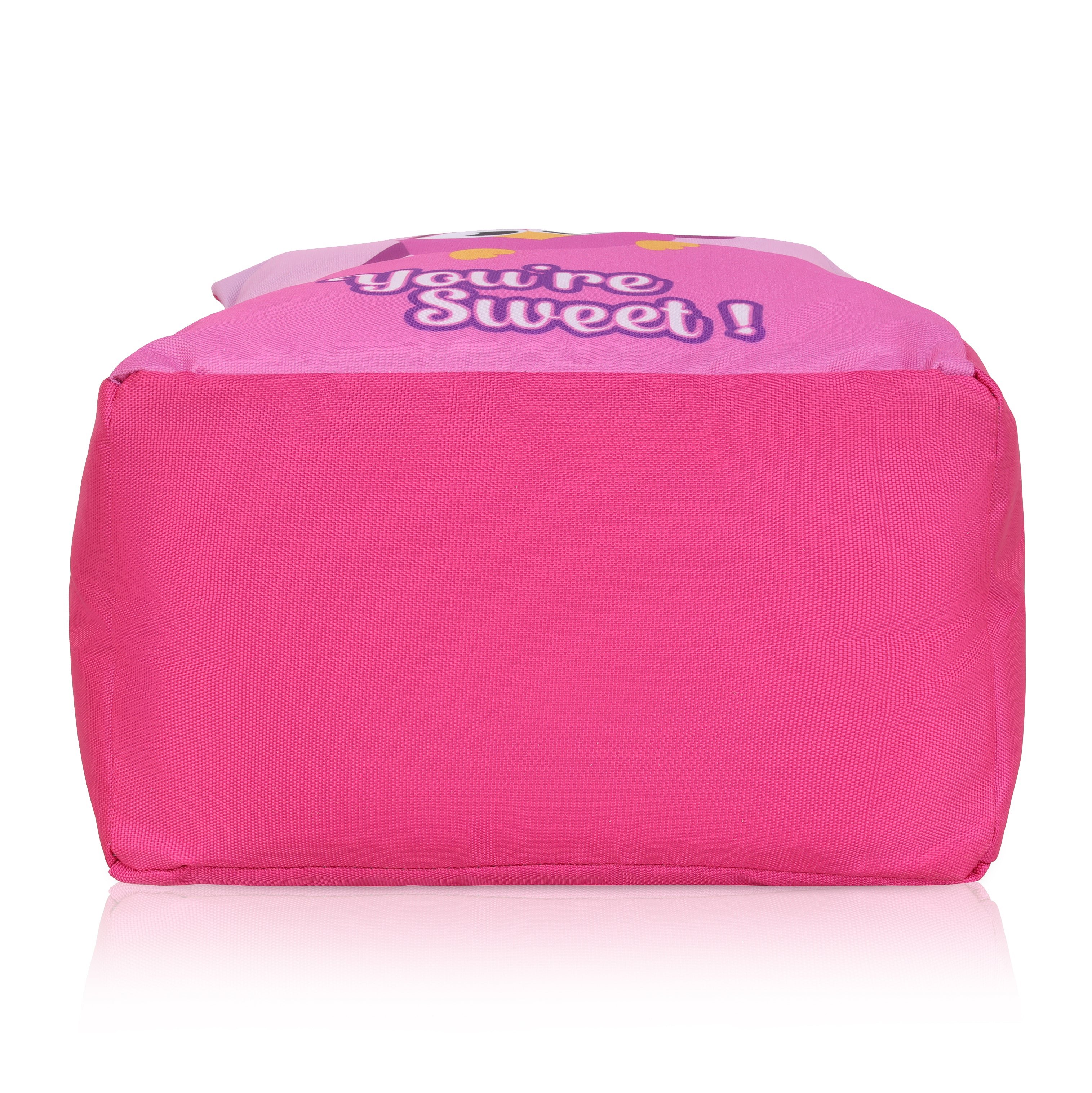 Echo Boomers You Are Sweet Pink Bird Print Lunch Bag for Kids | Stylish, Lightweight & Durable | School, Travel & Picnic Use | Premium Zipper, Sturdy Handle, Easy to Clean