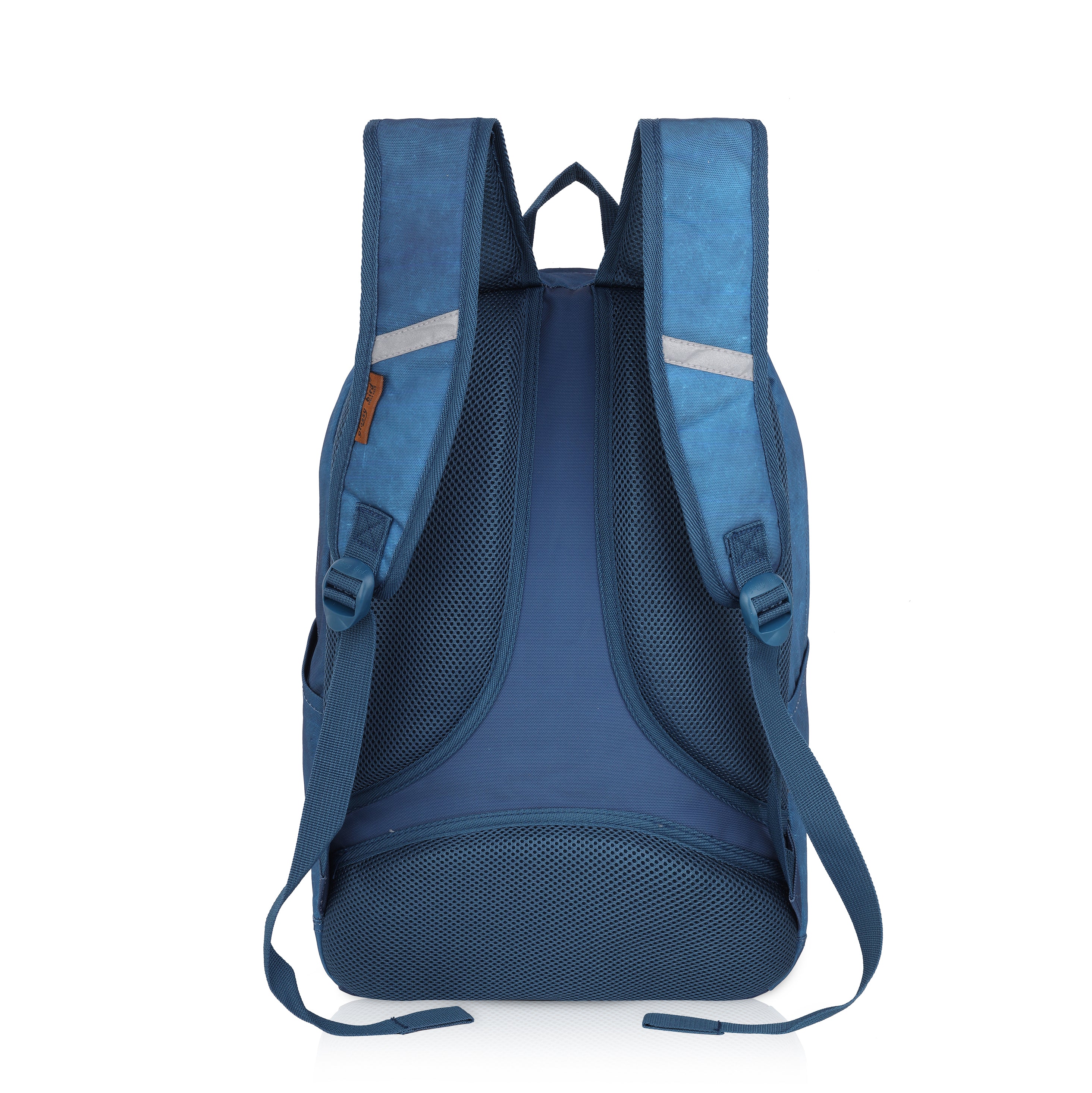 Echo Boomers Glossy Bird Backpack by Echo Boomers – Water-Resistant Bag with 3 Compartments, Bottle Holder, Padded Straps & Detachable Pouch – Ideal for School & Travel (Blue)