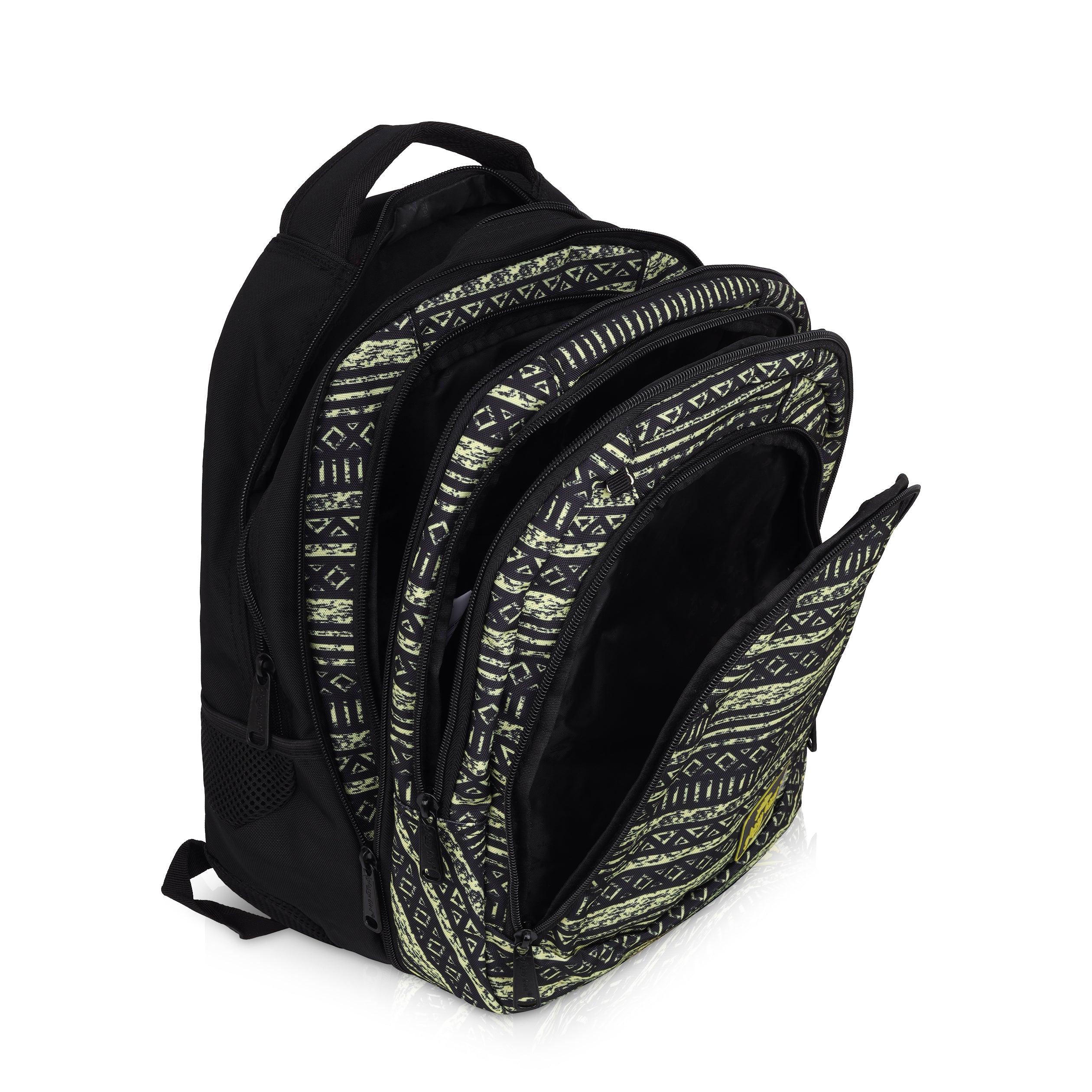 Echo Boomers Glossy Bird Unisex Backpack for School, Office & Travel – Water-Resistant, Lightweight Bag with 4 Compartments, Bottle Holder, Detachable Pouch & Ergonomic Straps (Purple)