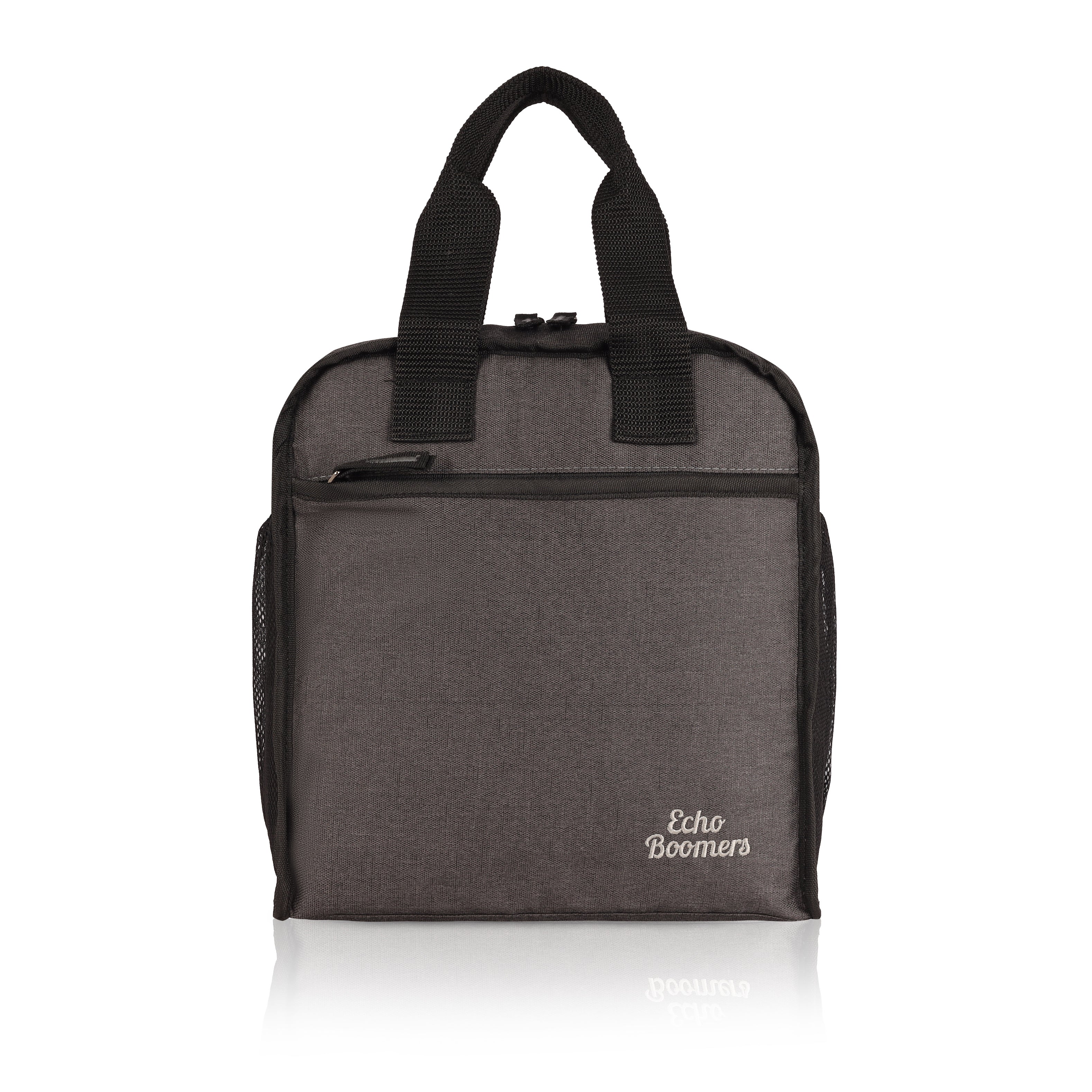 Echo Boomers Premium Lunch Bag – Stylish, Lightweight, Attractive, & Durable Meal Companion and versatile bag(Black).