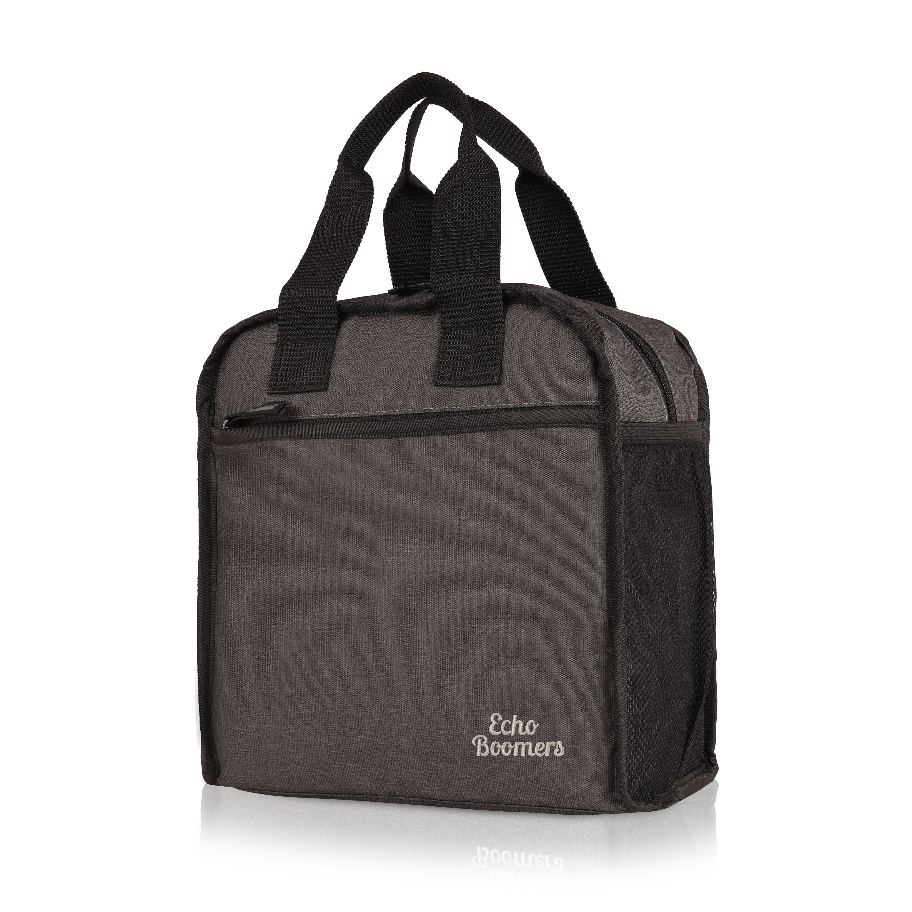 Echo Boomers Premium Lunch Bag – Stylish, Lightweight, Attractive, & Durable Meal Companion and versatile bag(Black).