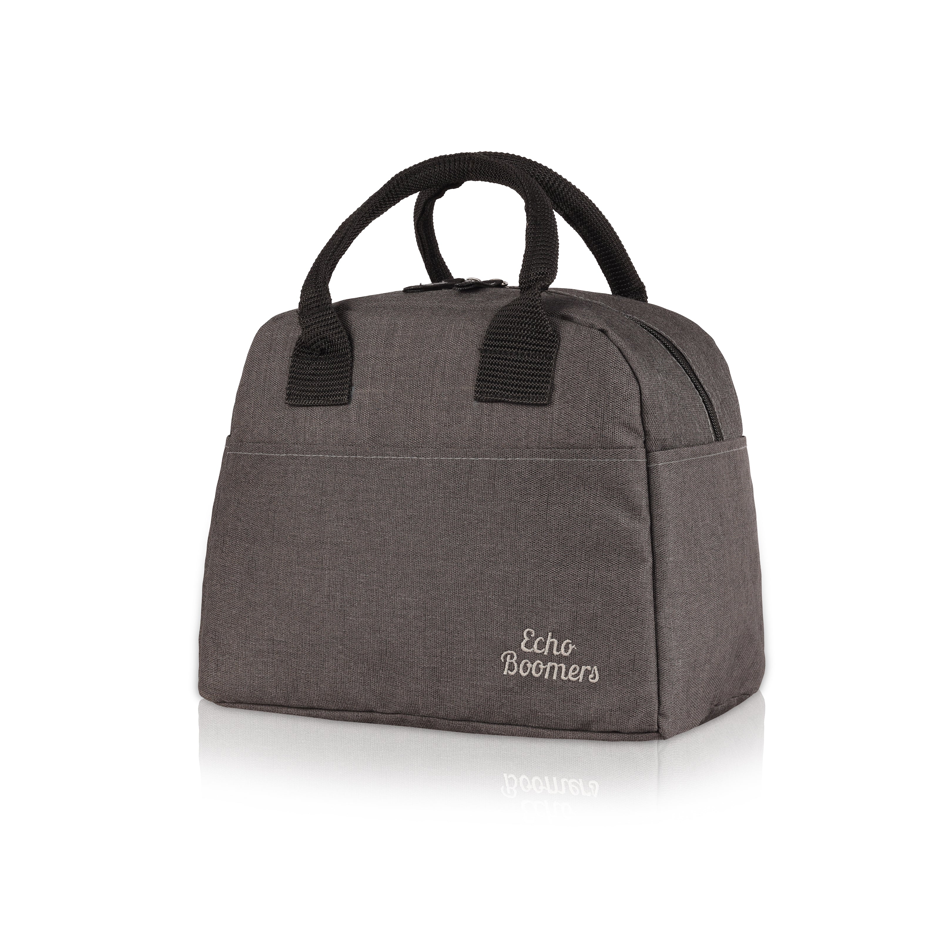 Echo Boomers Premium Lunch Bag – Stylish, Lightweight, Attractive, & Durable Meal Companion and versatile bag(Black).