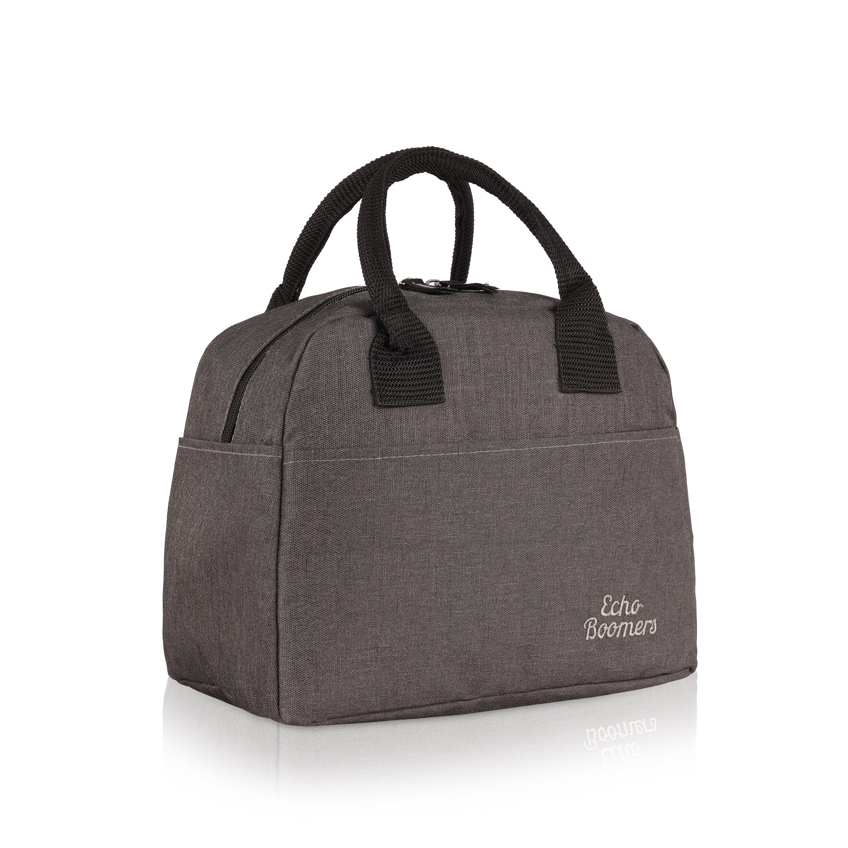 Echo Boomers Premium Lunch Bag – Stylish, Lightweight, Attractive, & Durable Meal Companion and versatile bag(Black).