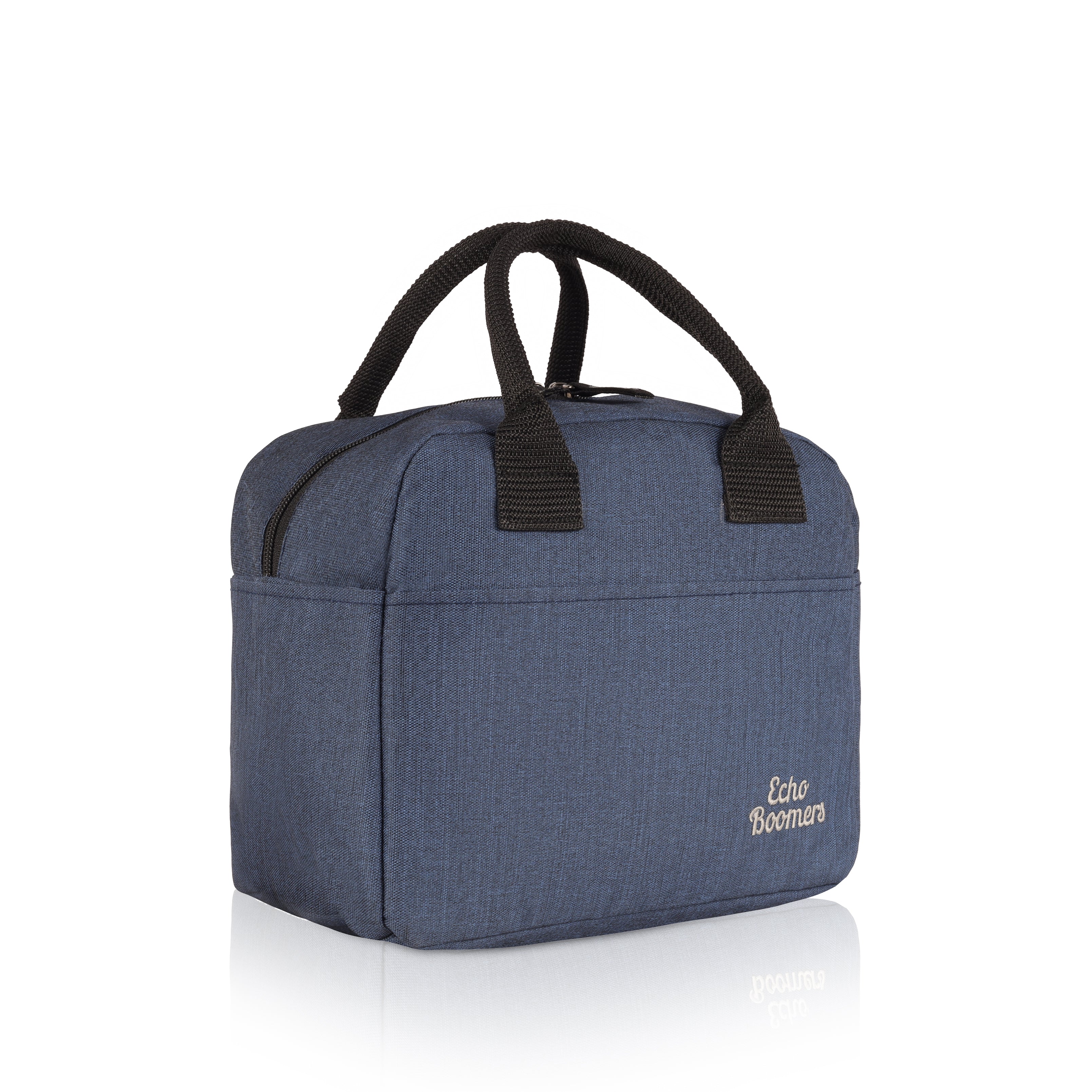 Echo Boomers Premium Lunch Bag – Stylish, Lightweight, Attractive, & Durable Meal Companion and versatile bag(Navy).