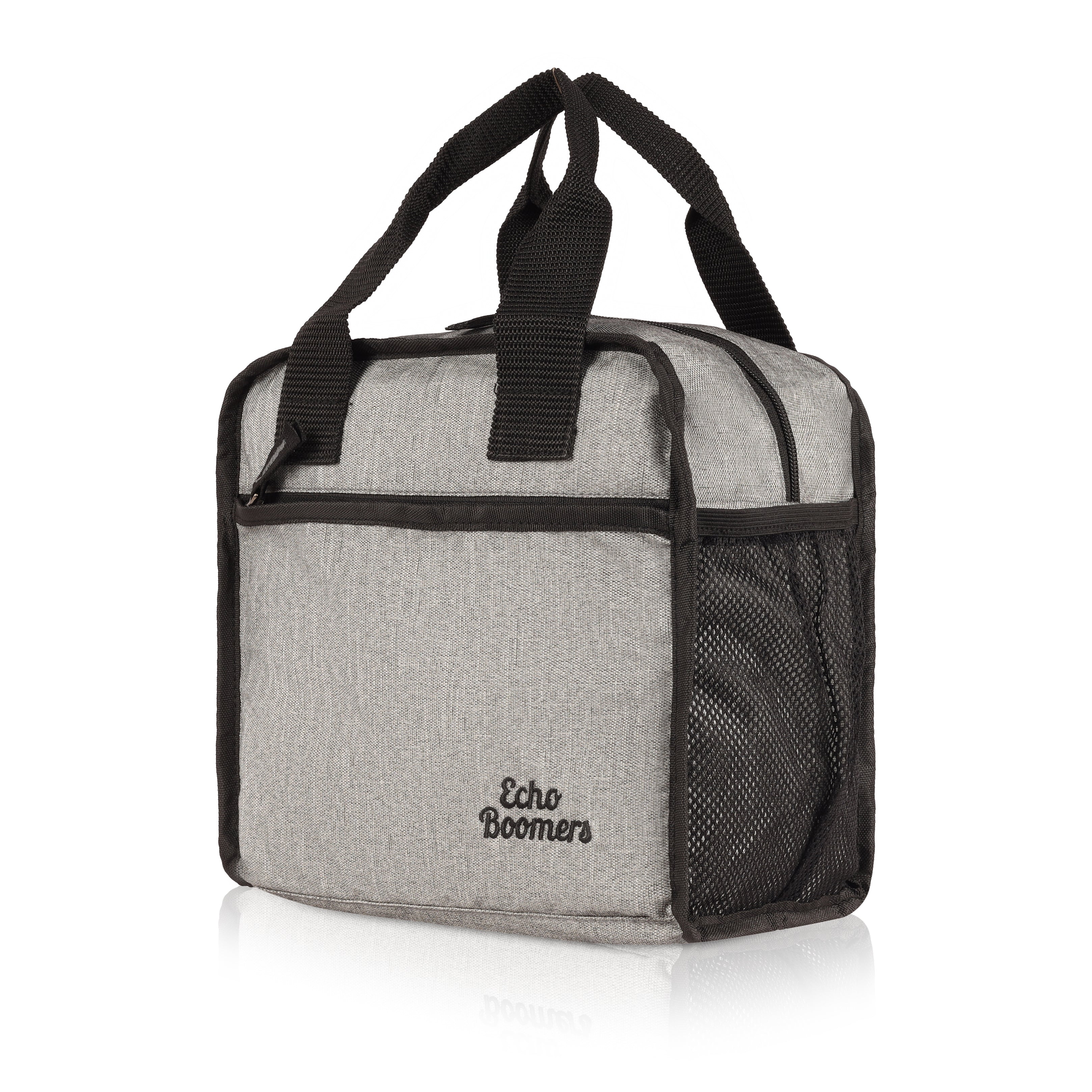 Echo Boomers Premium Lunch Bag – Stylish, Lightweight, Attractive, & Durable Meal Companion and versatile bag(Grey).