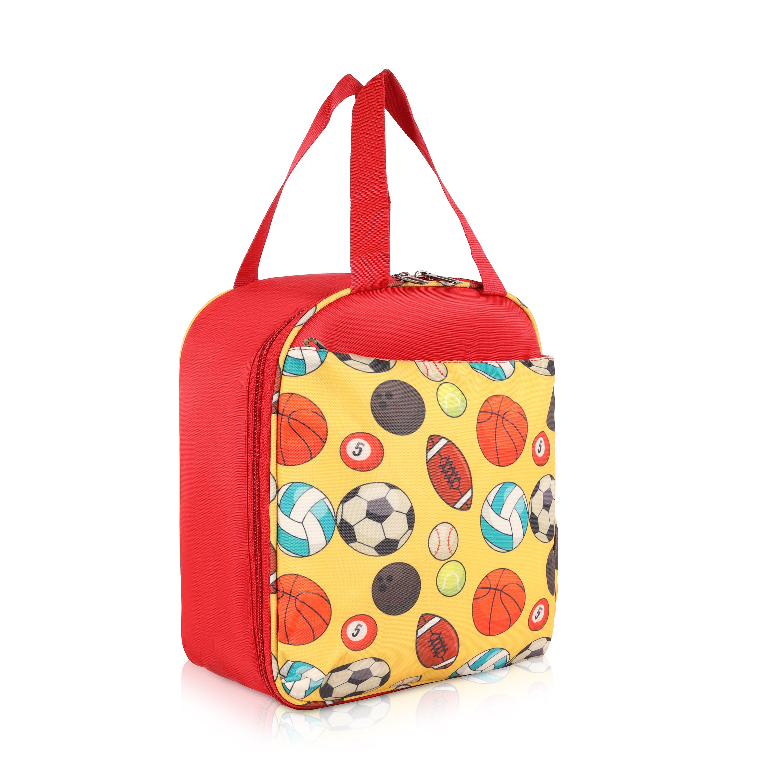 Echo Boomers Premium Football Pint Lunch Bag – Stylish, Lightweight, Attractive, & Durable Meal Companion and versatile bag(Red).