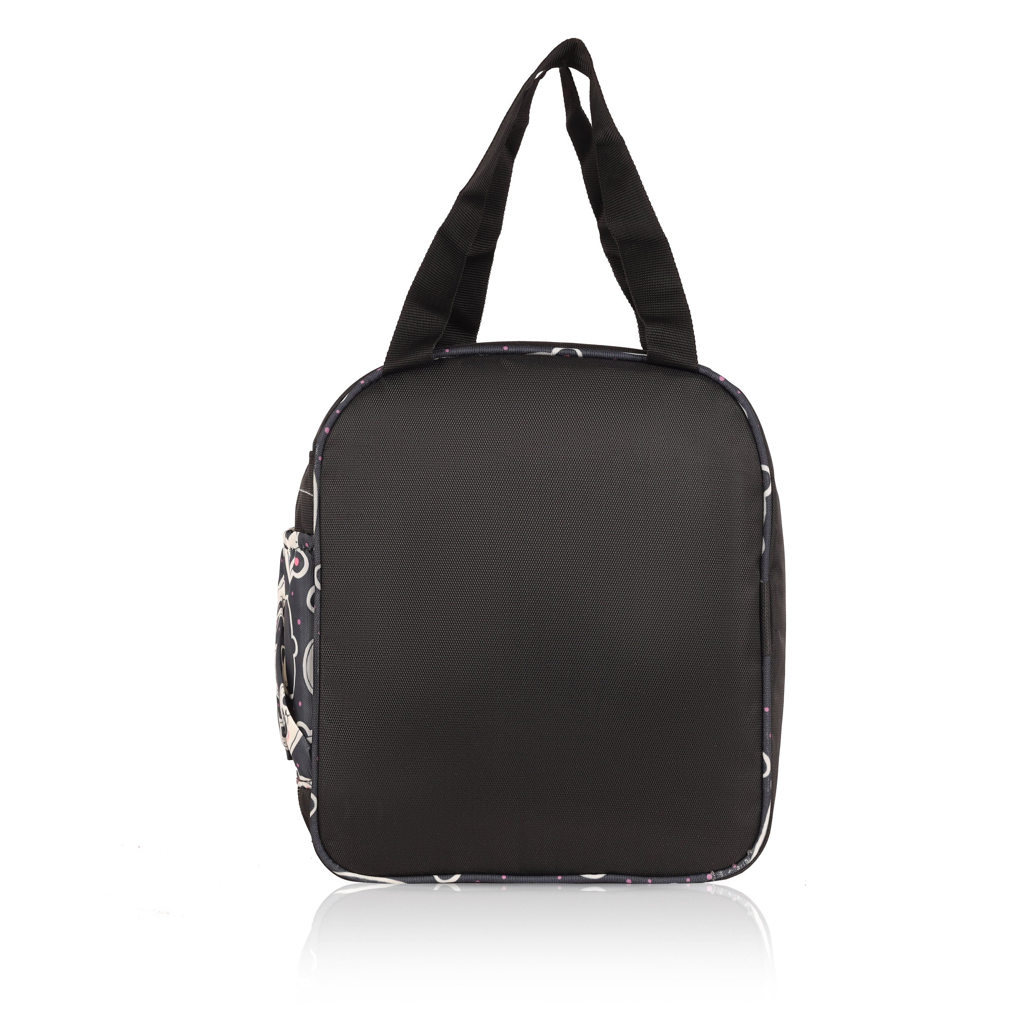 Echo Boomers Premium Panda Pint Lunch Bag – Stylish, Lightweight, Attractive, & Durable Meal Companion and versatile bag(Black).