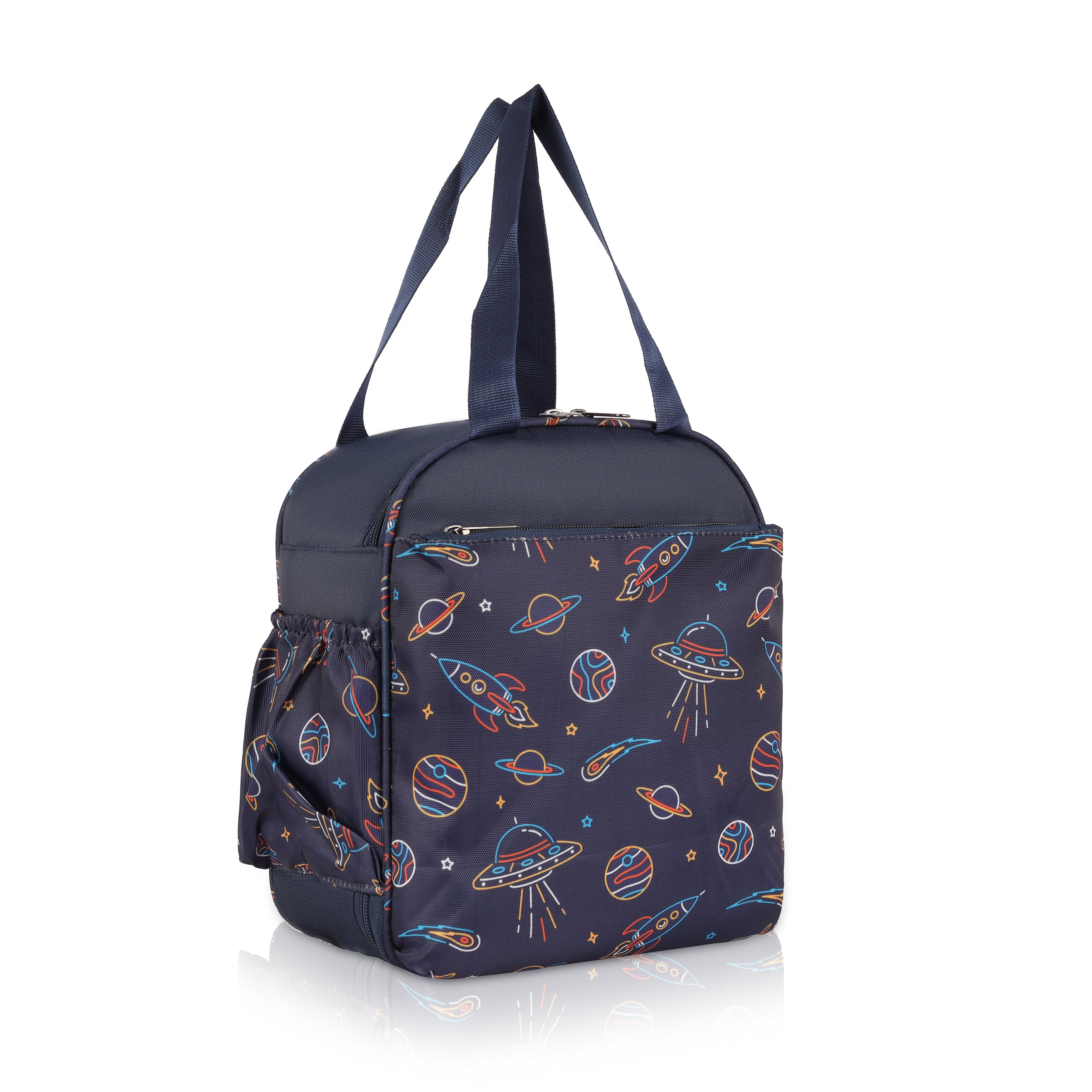 Echo Boomers Premium Space Pint Lunch Bag – Stylish, Lightweight, Attractive, & Durable Meal Companion and versatile bag(Navy).