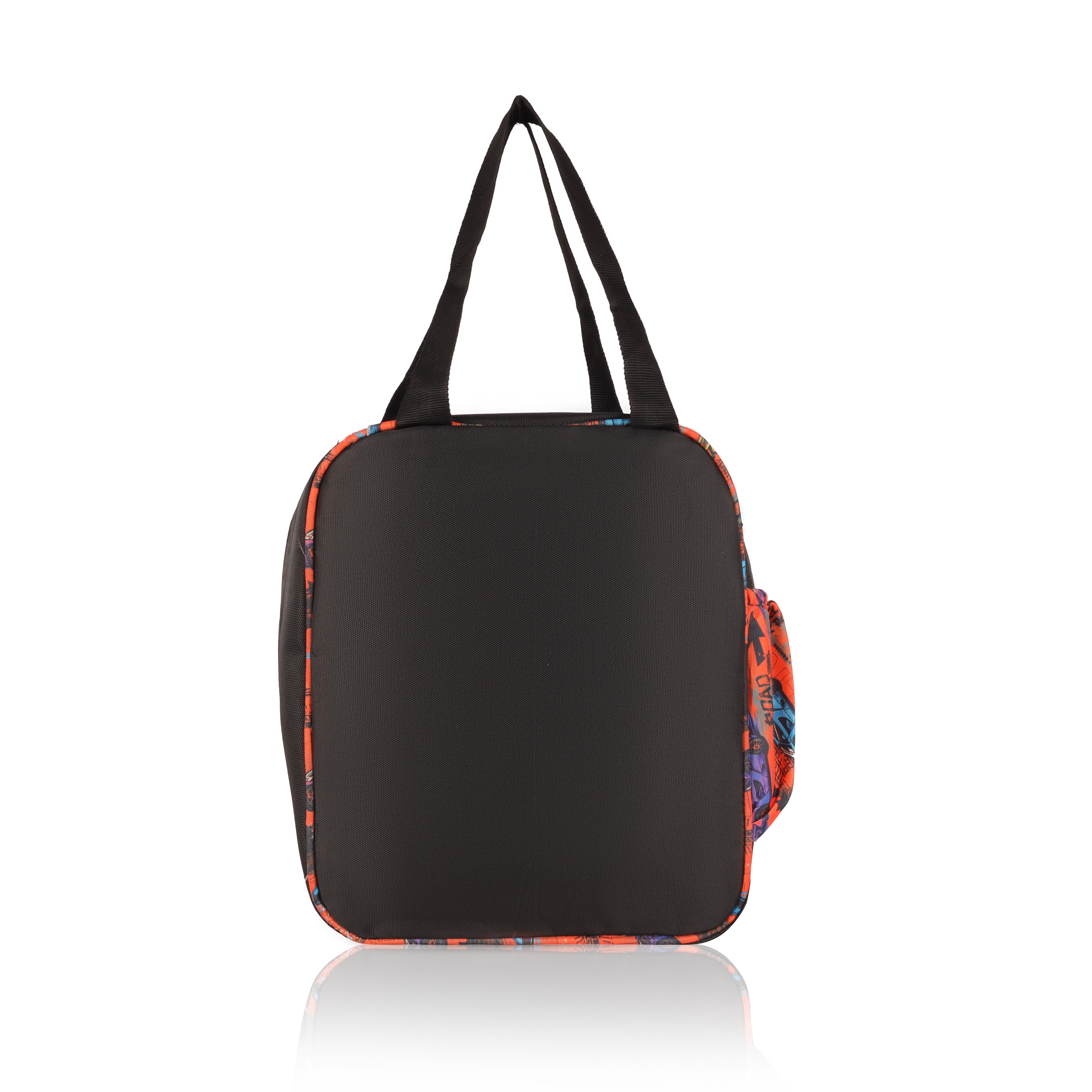 Echo Boomers Premium Car Pint Lunch Bag – Stylish, Lightweight, Attractive, & Durable Meal Companion and versatile bag(Black& Orange).