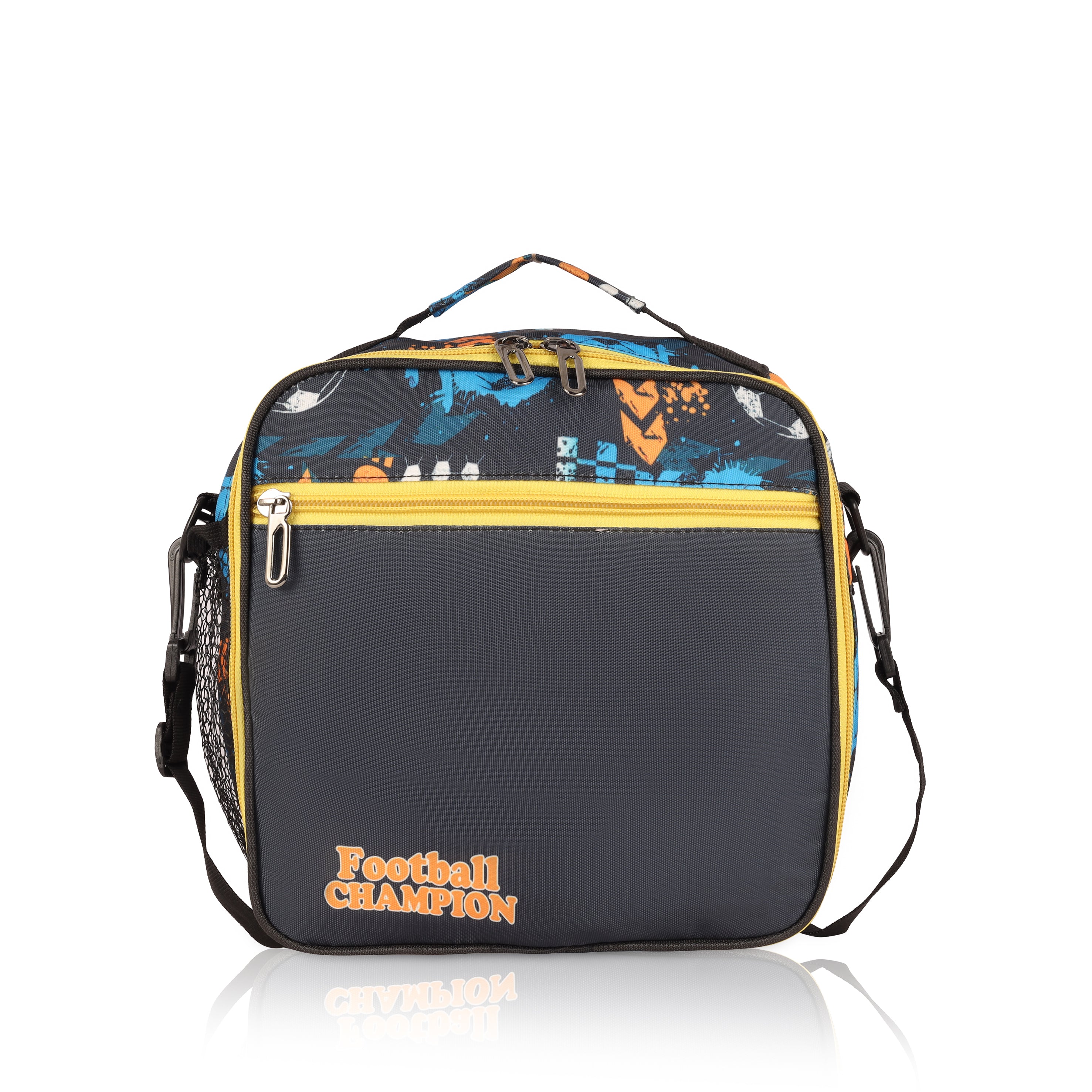 Echo Boomers Premium Football Pint Lunch Bag – Stylish, Lightweight, Attractive, & Durable Meal Companion and versatile bag(Black).