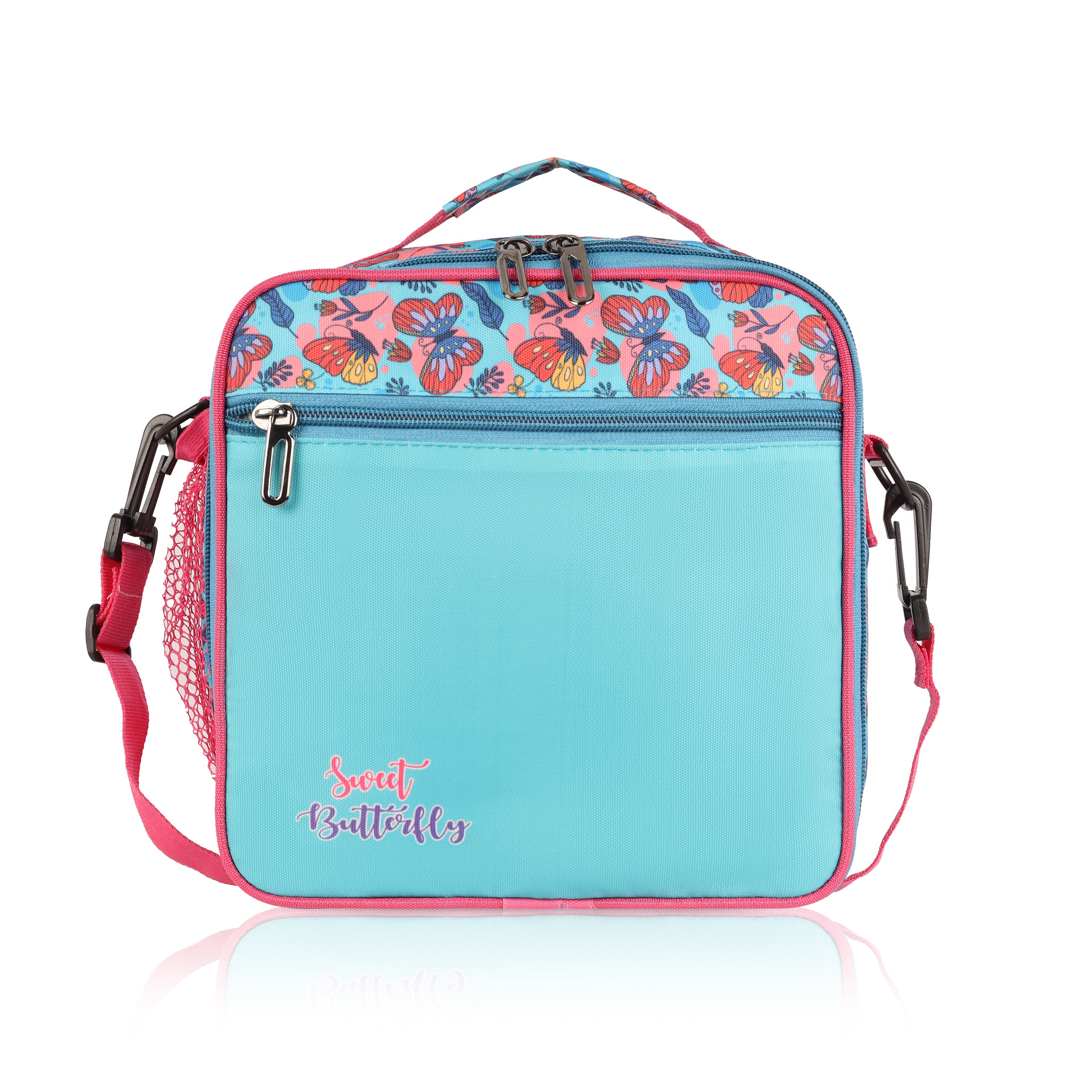 Echo Boomers Premium Butterfly Pint Lunch Bag – Stylish, Lightweight, Attractive, & Durable Meal Companion and versatile bag(Sea Green).