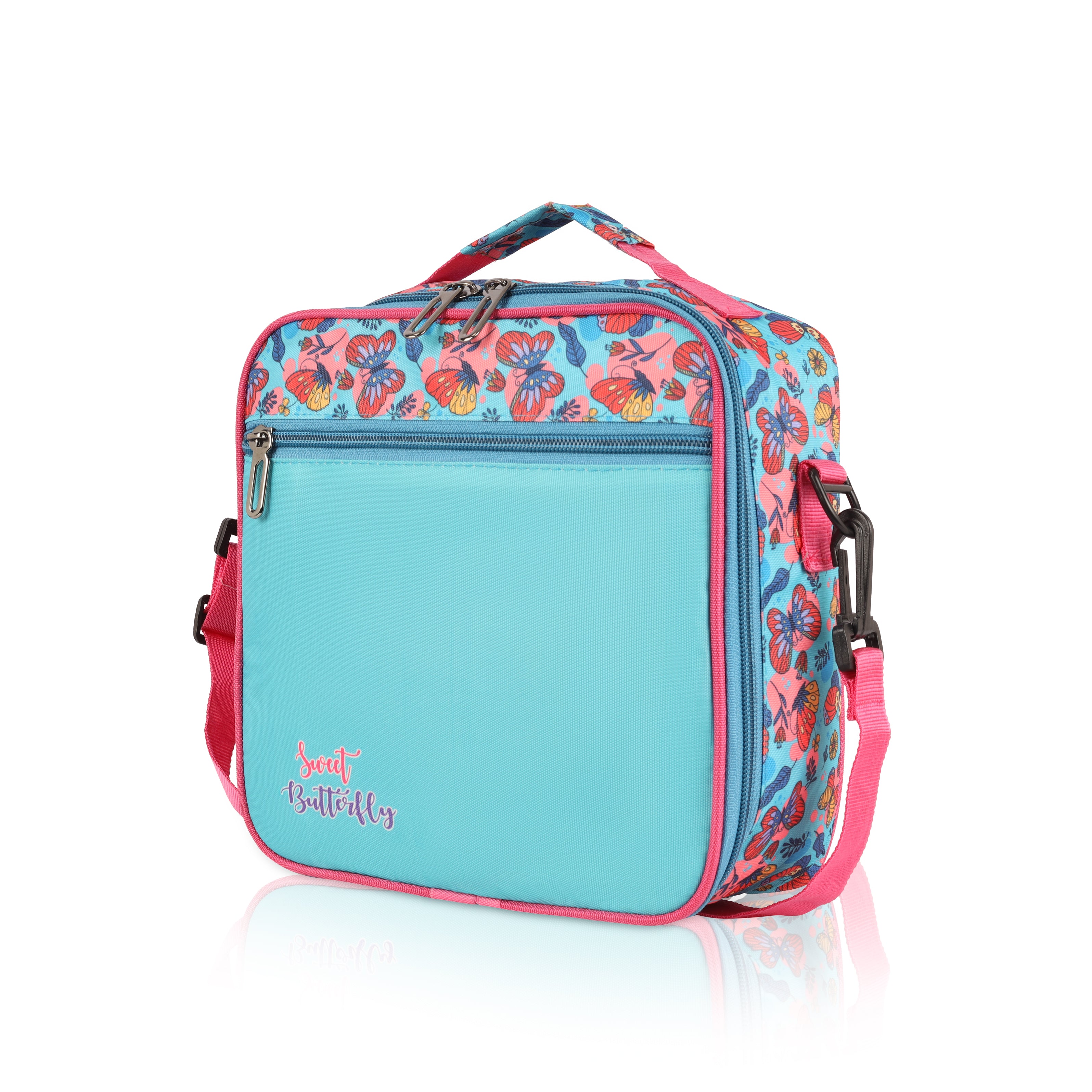 Echo Boomers Premium Butterfly Pint Lunch Bag – Stylish, Lightweight, Attractive, & Durable Meal Companion and versatile bag(Sea Green).