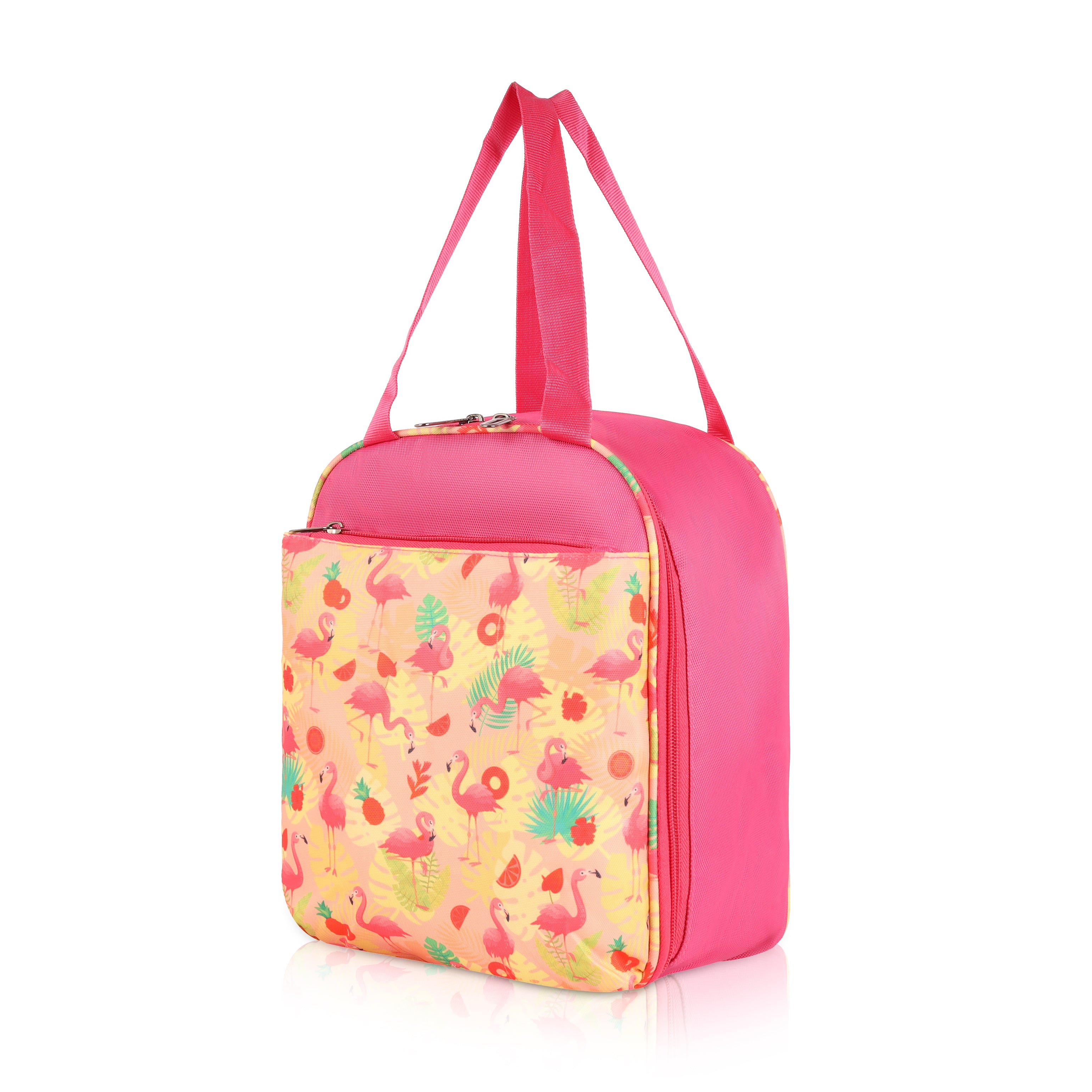 Echo Boomers Premium Herons Pint Lunch Bag – Stylish, Lightweight, Attractive, & Durable Meal Companion and versatile bag(Pink).