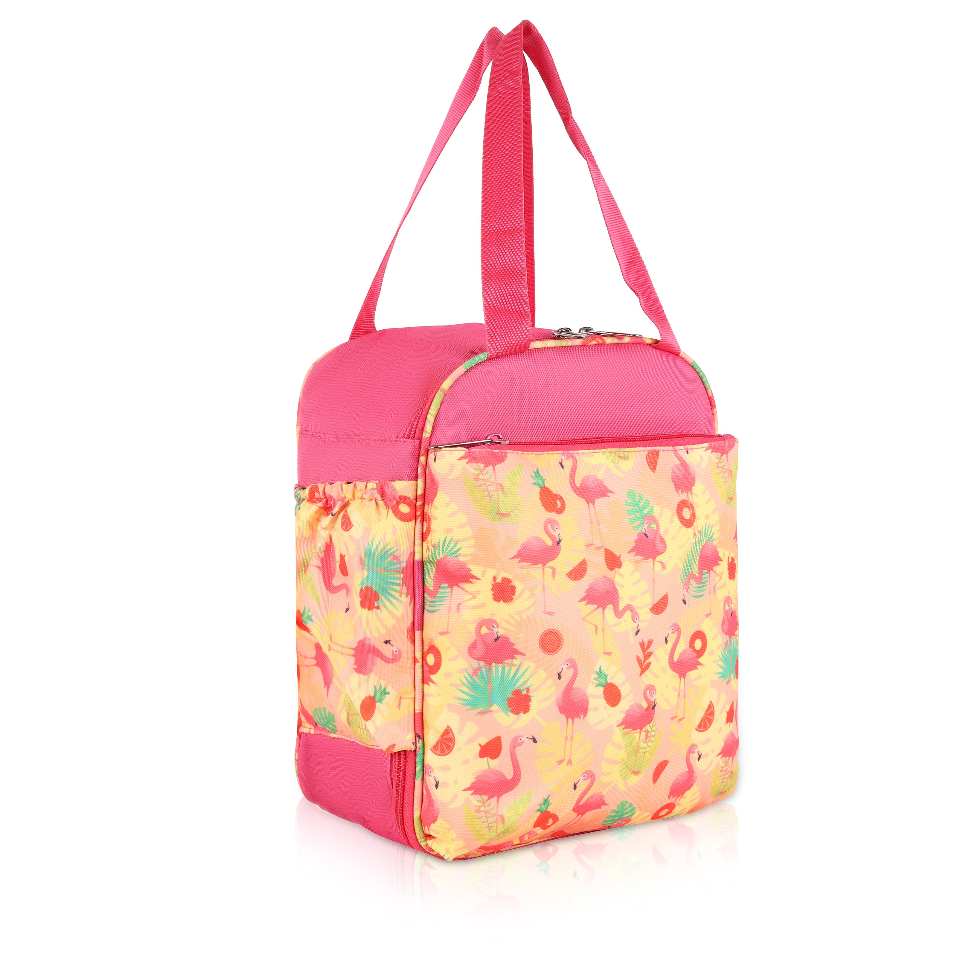 Echo Boomers Premium Herons Pint Lunch Bag – Stylish, Lightweight, Attractive, & Durable Meal Companion and versatile bag(Pink).