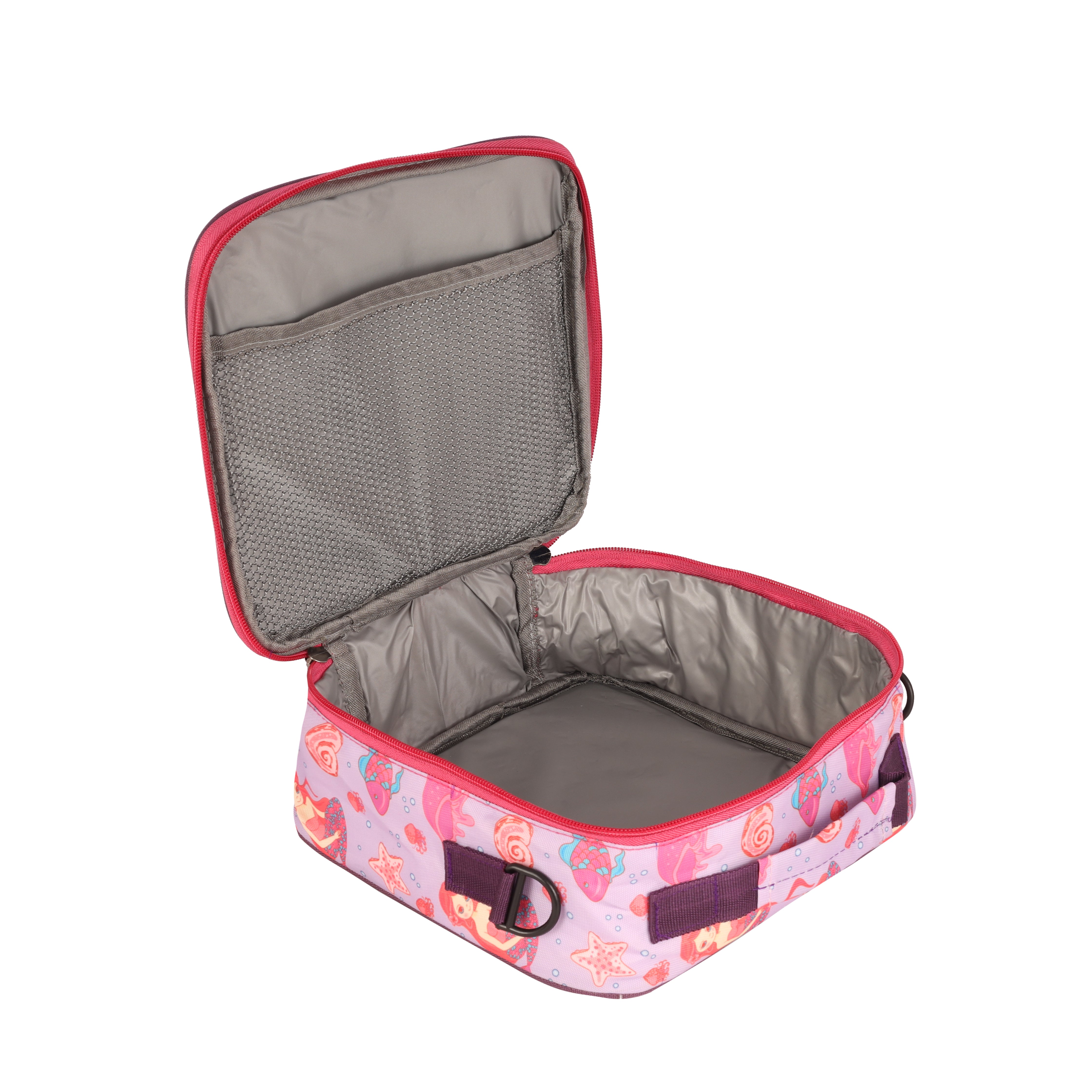 Echo Boomers Premium Mermaid Pint Lunch Bag – Stylish, Lightweight, Attractive, & Durable Meal Companion and versatile bag(Pink).
