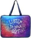 Echo Boomers Colour Brushes Design Art Super A3 Size Drawing/Activity Bags with Multiple Pockets - Pack of 1