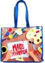 Echo Boomers Art Paints Design Print Tote A3 Size Drawing Activity Bag with Multiple Utility Pockets