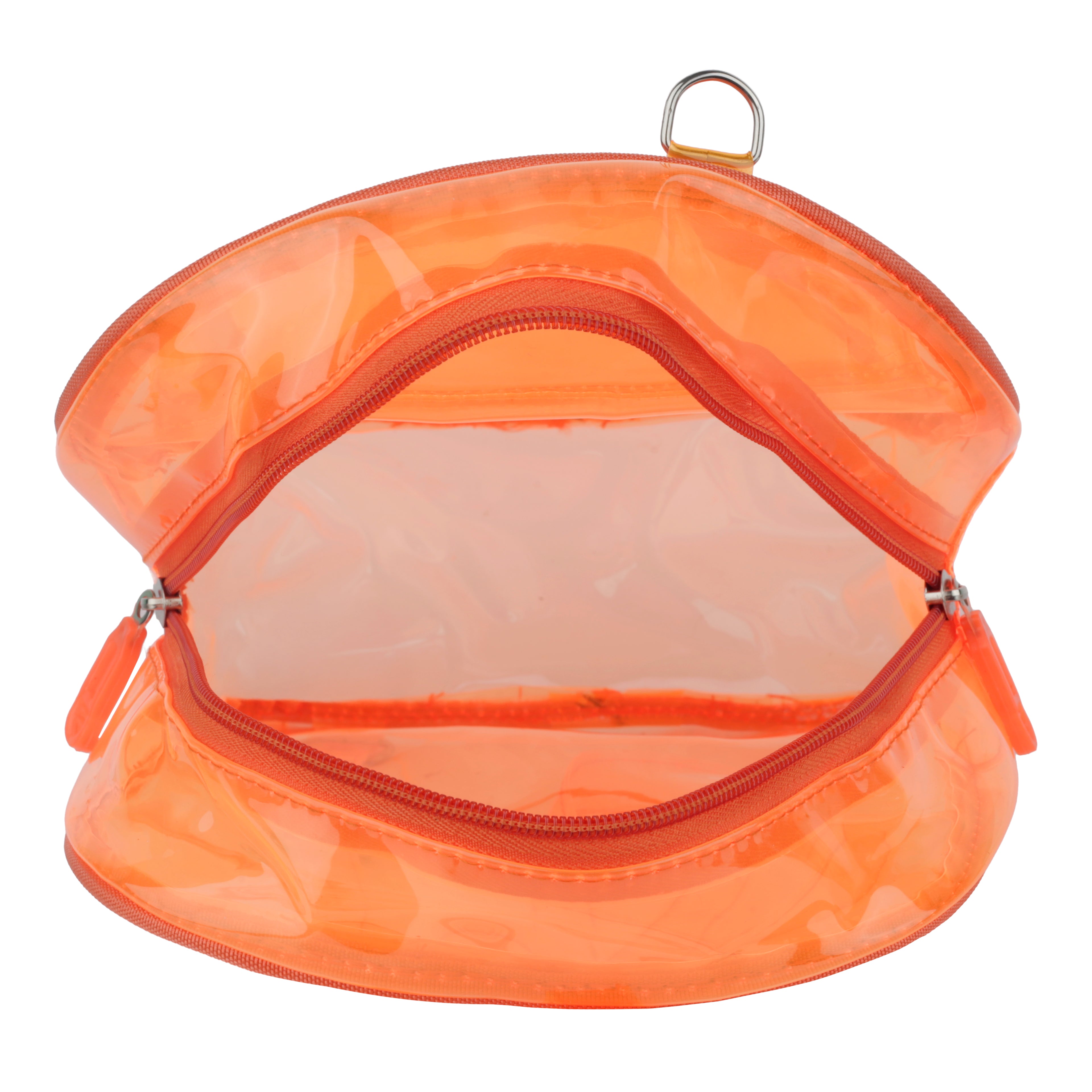 Echo Boomers Stylish Transparent Jelly Backpack | Trendy Neon Yellow Clear Bag | 50 GSM Waterproof PVC School, College & Travel Backpack with Front Zipper Pocket