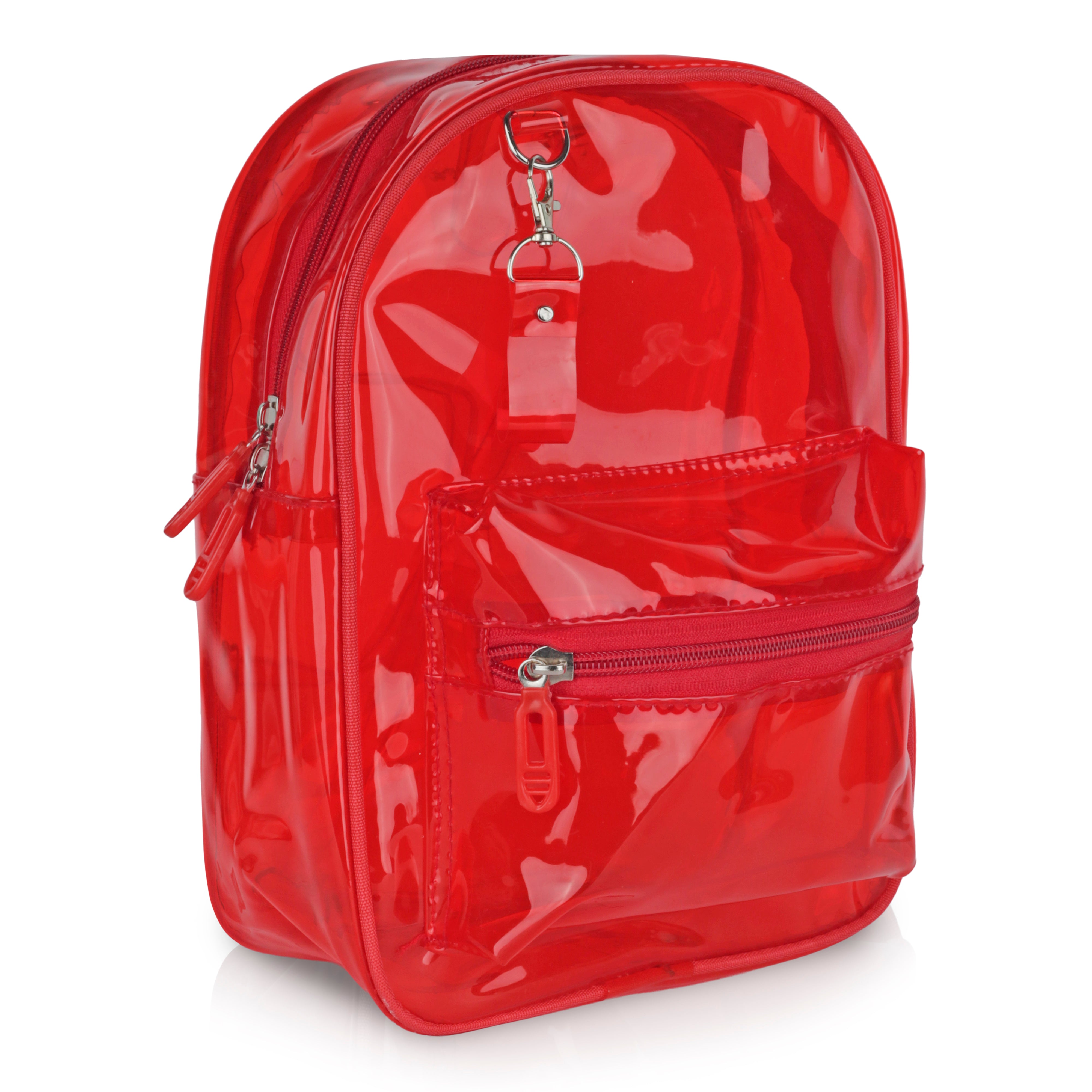 Echo Boomers Stylish Transparent Jelly Backpack | Trendy Neon Yellow Clear Bag | 50 GSM Waterproof PVC School, College & Travel Backpack with Front Zipper Pocket