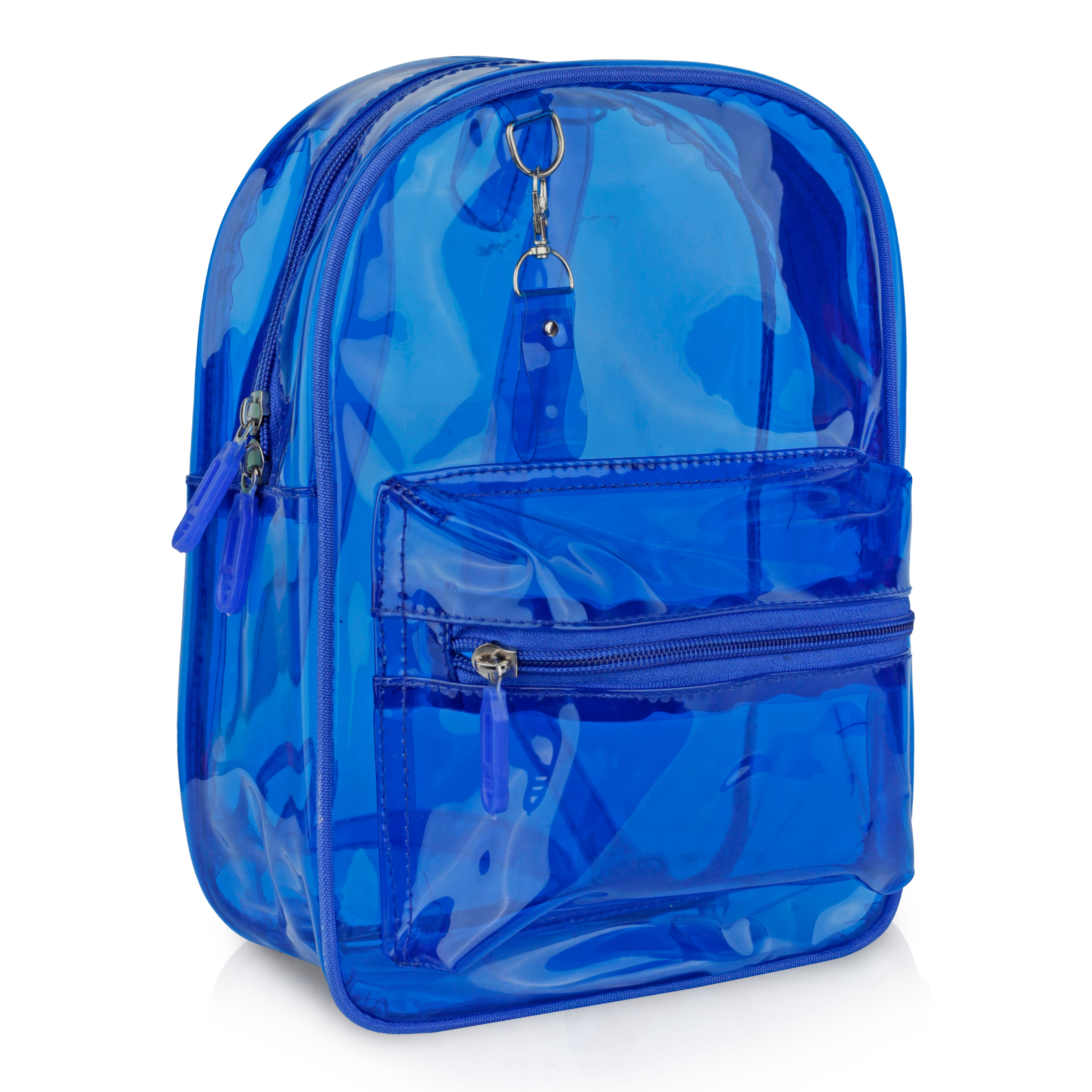 Echo Boomers Stylish Transparent Jelly Backpack | Trendy Neon Yellow Clear Bag | 50 GSM Waterproof PVC School, College & Travel Backpack with Front Zipper Pocket