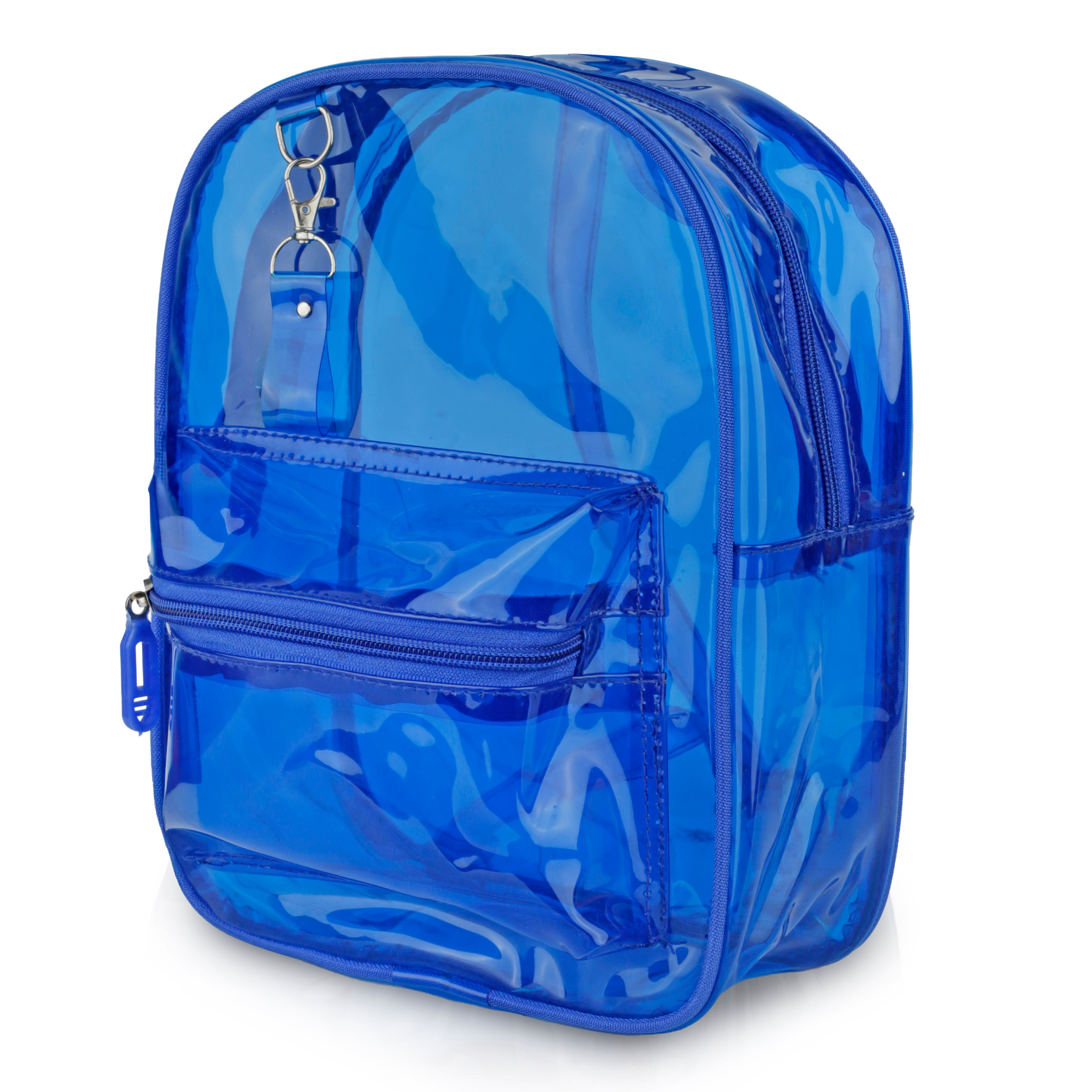 Echo Boomers Stylish Transparent Jelly Backpack | Trendy Neon Yellow Clear Bag | 50 GSM Waterproof PVC School, College & Travel Backpack with Front Zipper Pocket