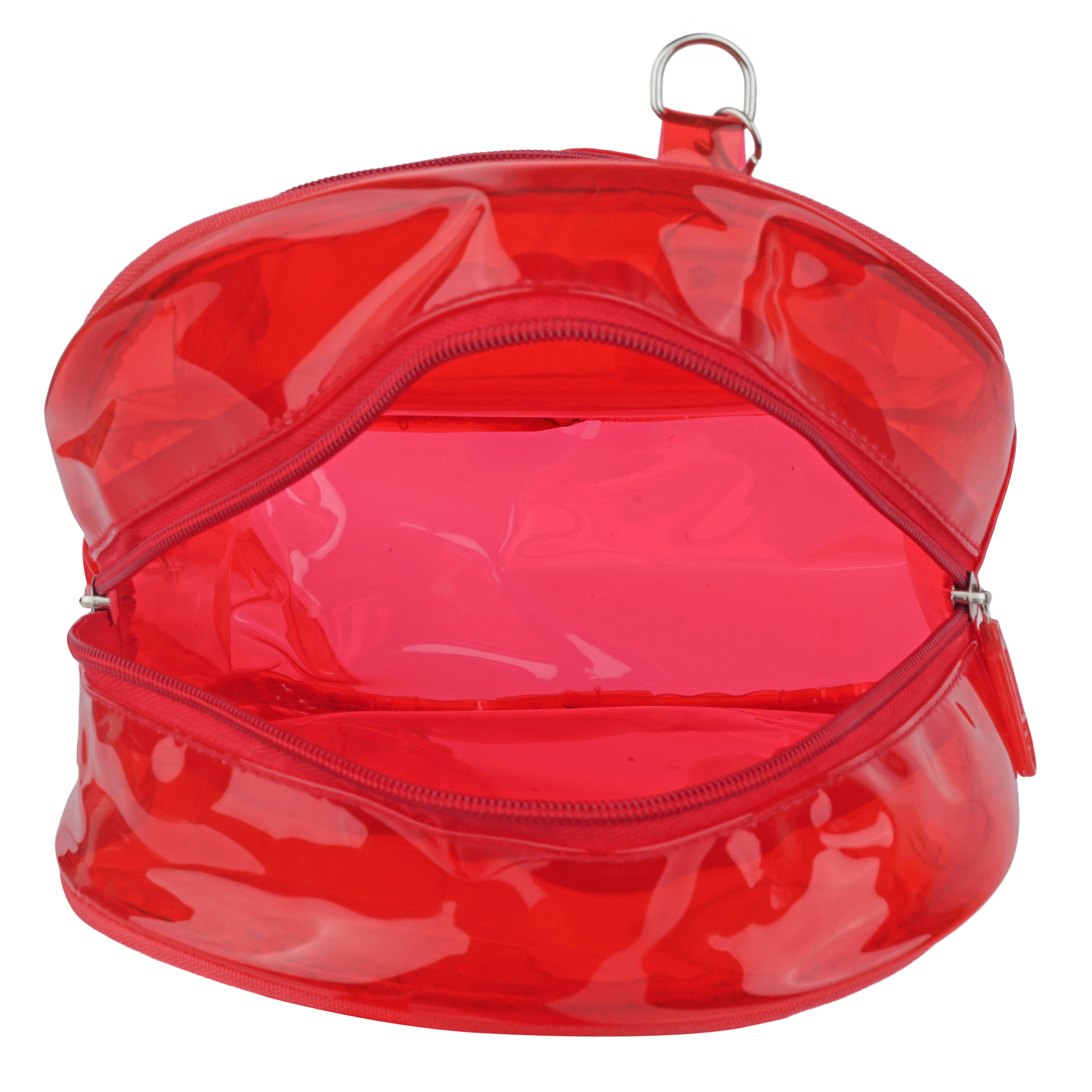 Echo Boomers Stylish Transparent Jelly Backpack | Trendy Neon Yellow Clear Bag | 50 GSM Waterproof PVC School, College & Travel Backpack with Front Zipper Pocket