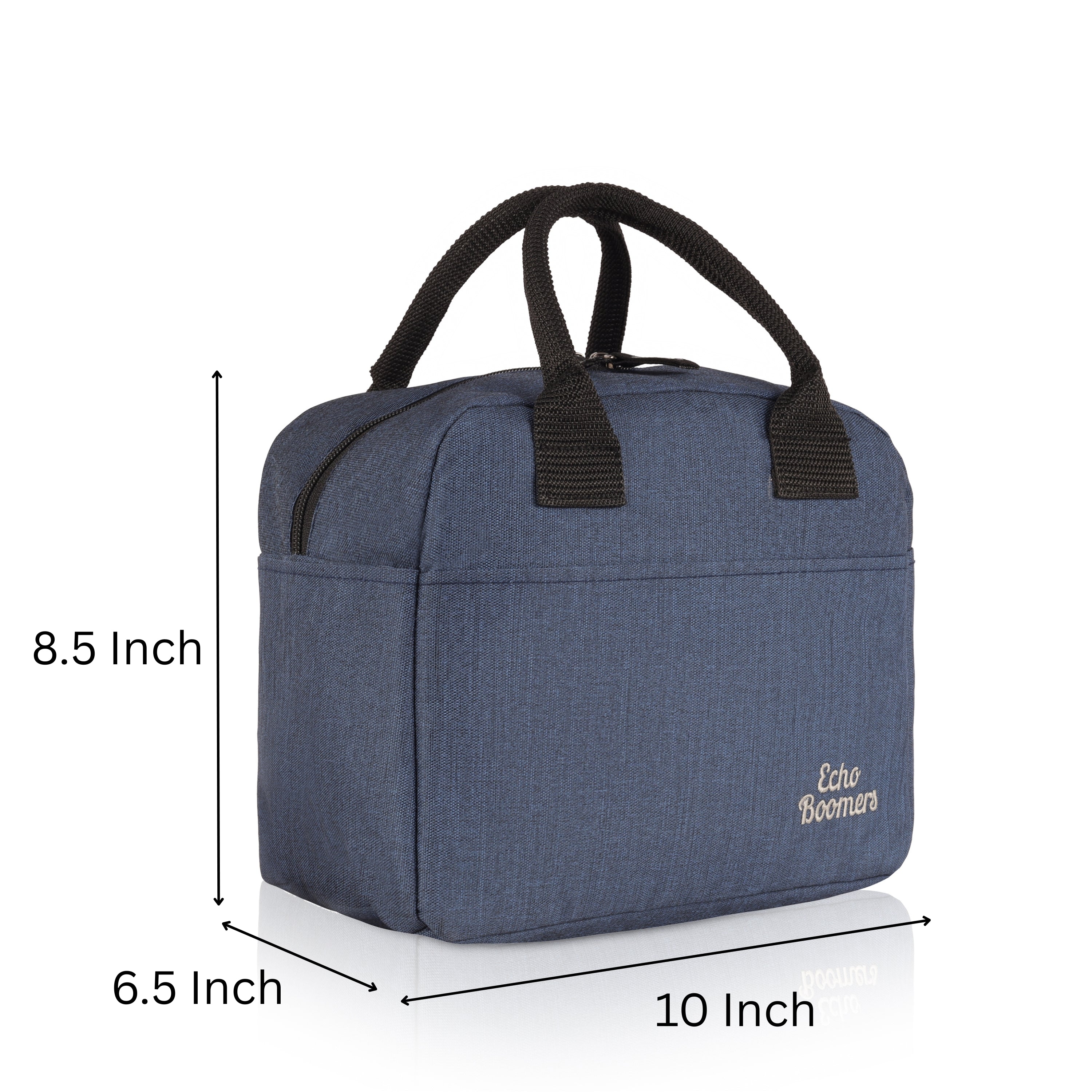 Echo Boomers Premium Lunch Bag – Stylish, Lightweight, Attractive, & Durable Meal Companion and versatile bag(Navy).