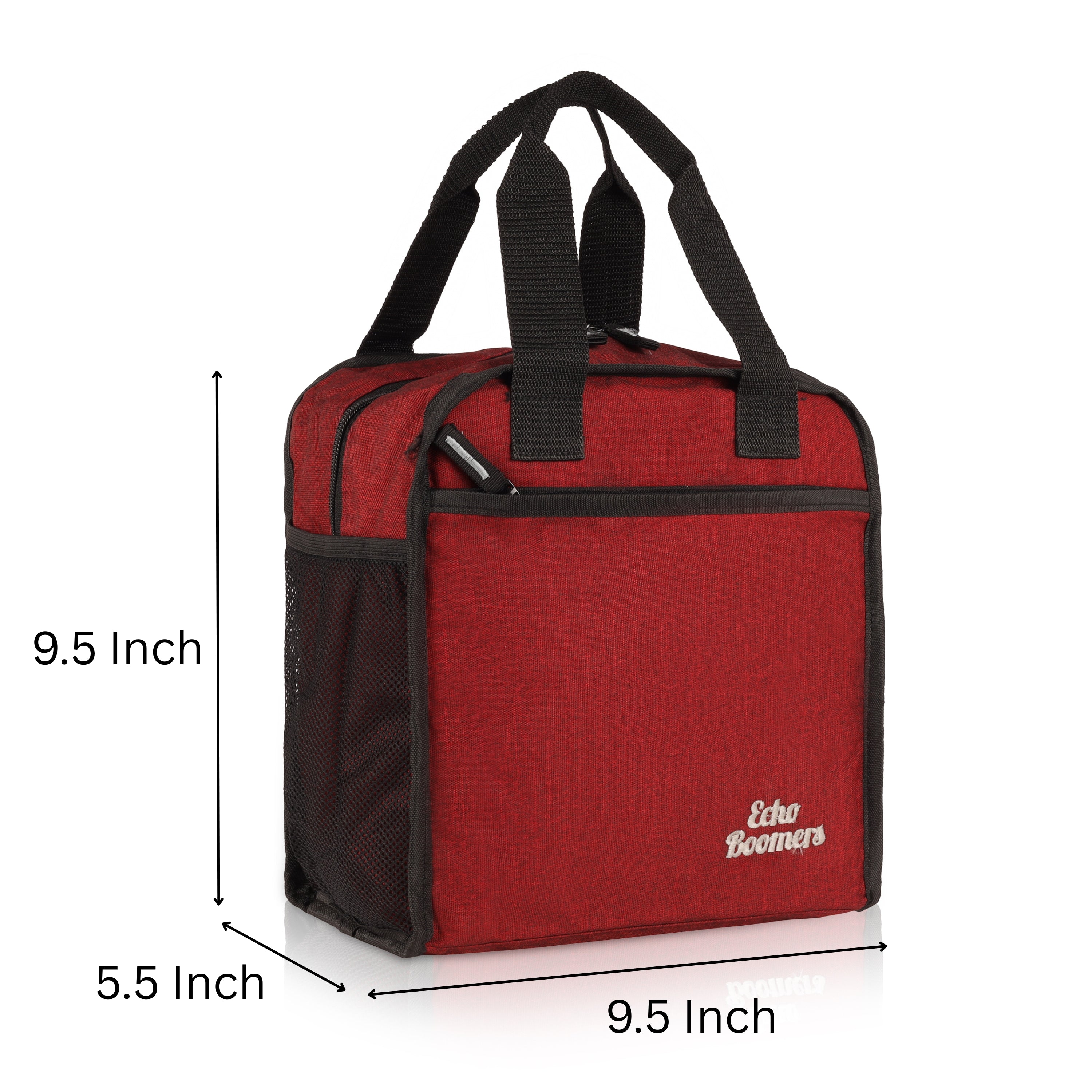Echo Boomers Premium Lunch Bag – Stylish, Lightweight, Attractive, & Durable Meal Companion and versatile bag(Maroon).