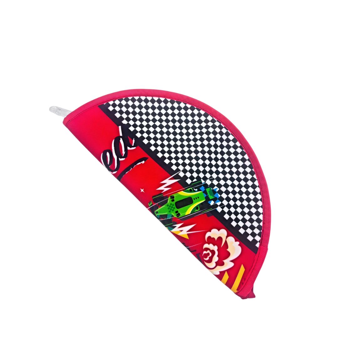 Echo Boomers Multi design & Theme Round Folding Dining Mat for Kids | 10 x 10 Inch Cutlery Holder | Portable Kids Lunch Mat with Spoon & Fork Pockets