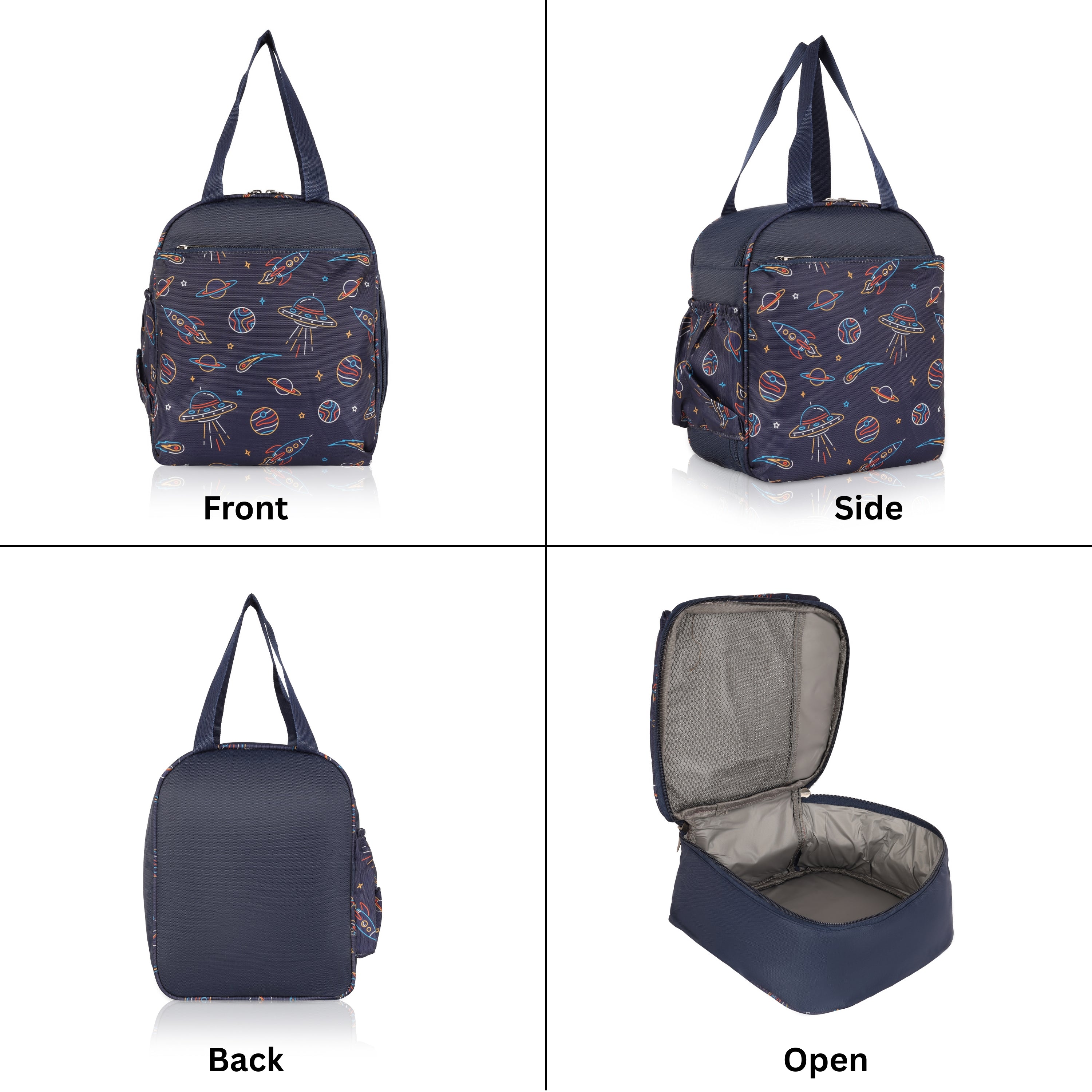 Echo Boomers Premium Space Pint Lunch Bag – Stylish, Lightweight, Attractive, & Durable Meal Companion and versatile bag(Navy).