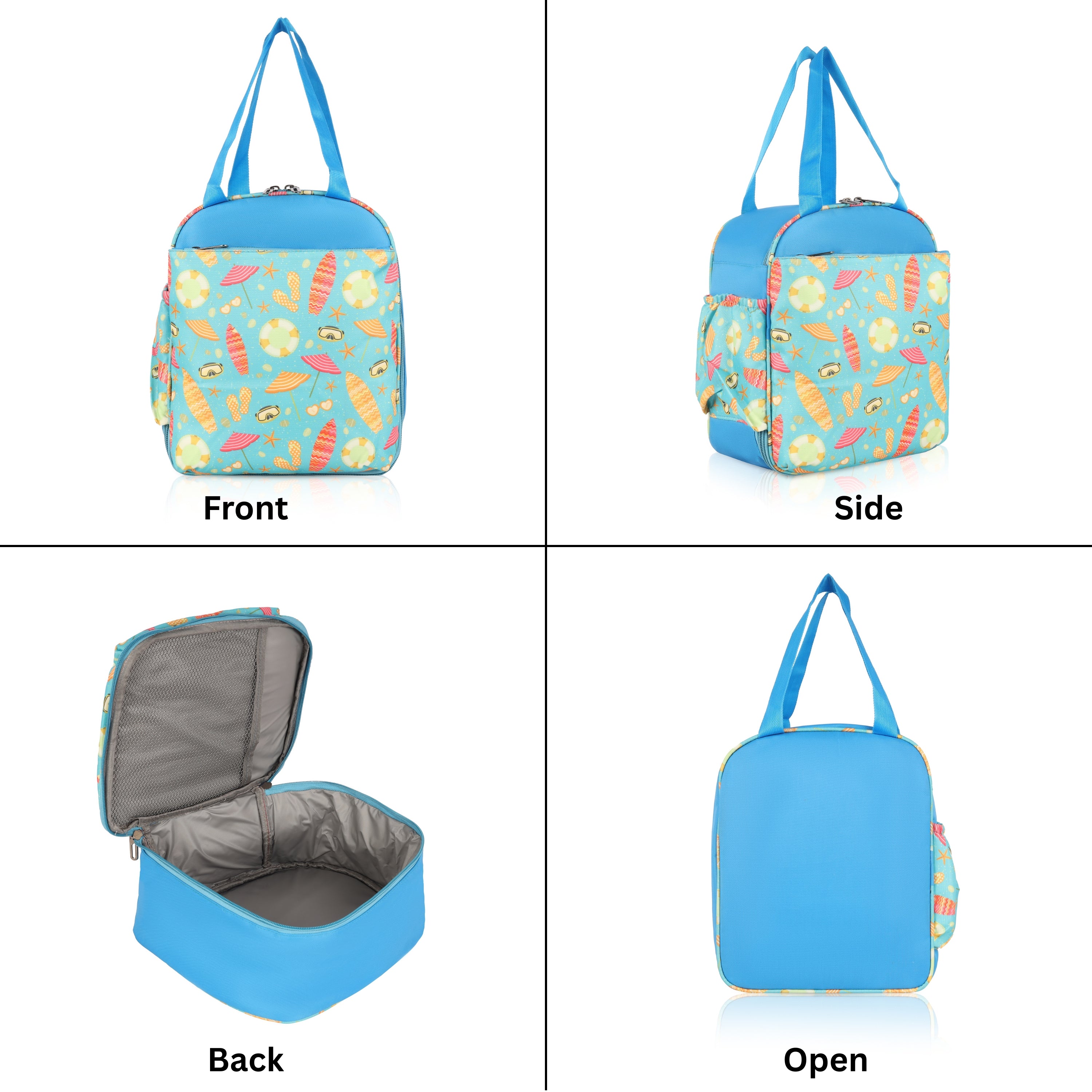 Echo Boomers Premium Beach Pint Lunch Bag – Stylish, Lightweight, Attractive, & Durable Meal Companion and versatile bag(Sky Blue).