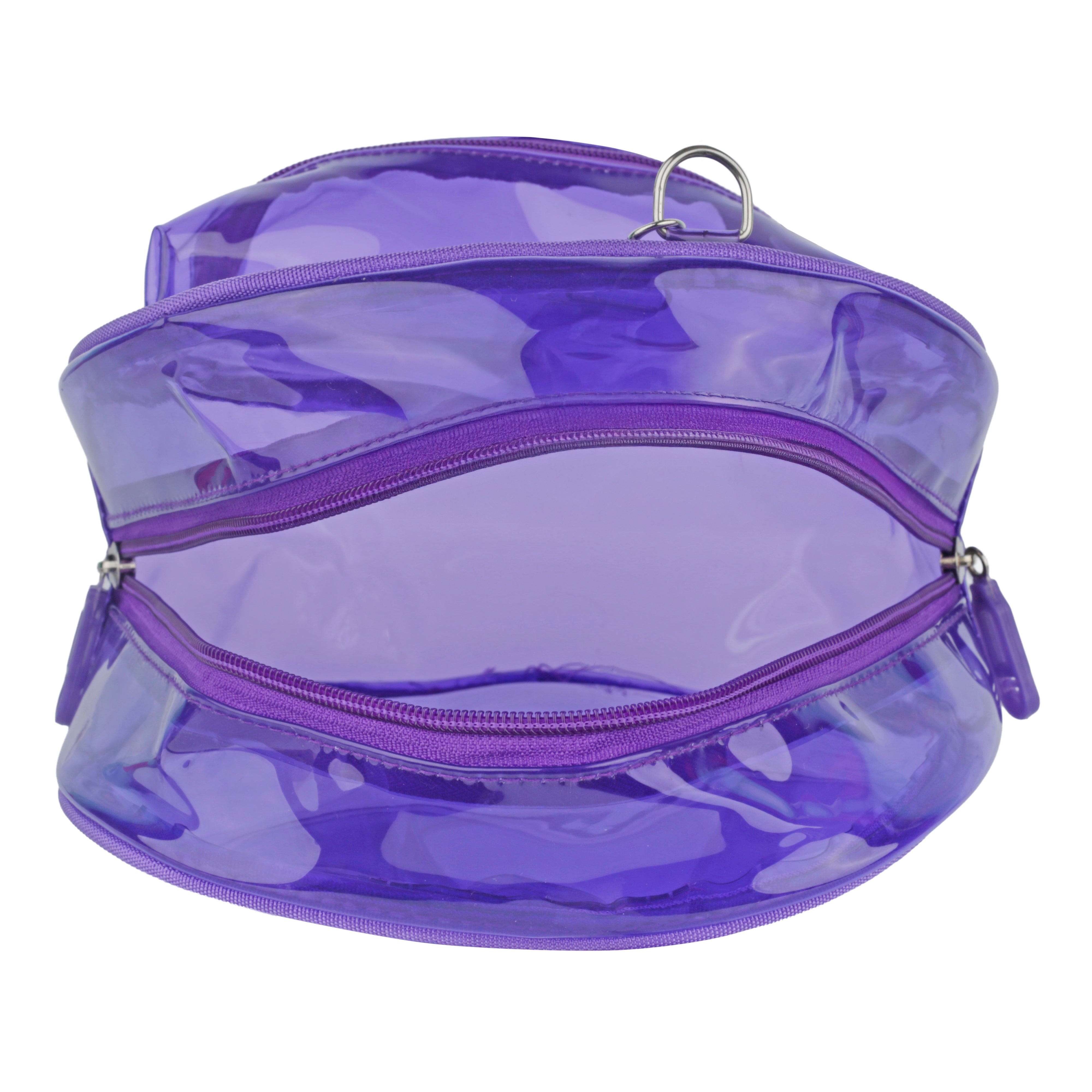 Echo Boomers Stylish Transparent Jelly Backpack | Trendy Neon  Clear Bag | 50 GSM Waterproof PVC School, College & Travel Backpack with Front Zipper Pocket