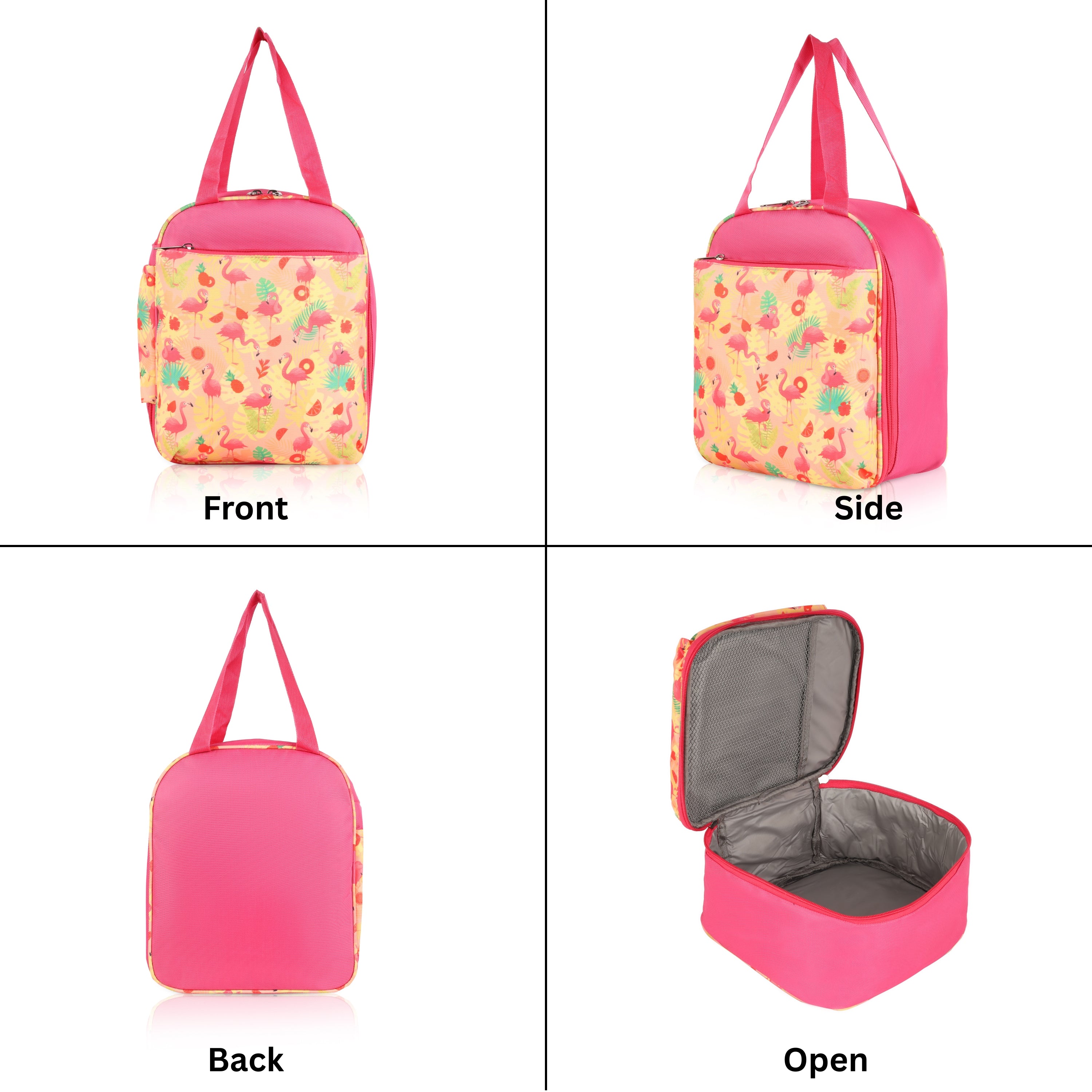 Echo Boomers Premium Herons Pint Lunch Bag – Stylish, Lightweight, Attractive, & Durable Meal Companion and versatile bag(Pink).