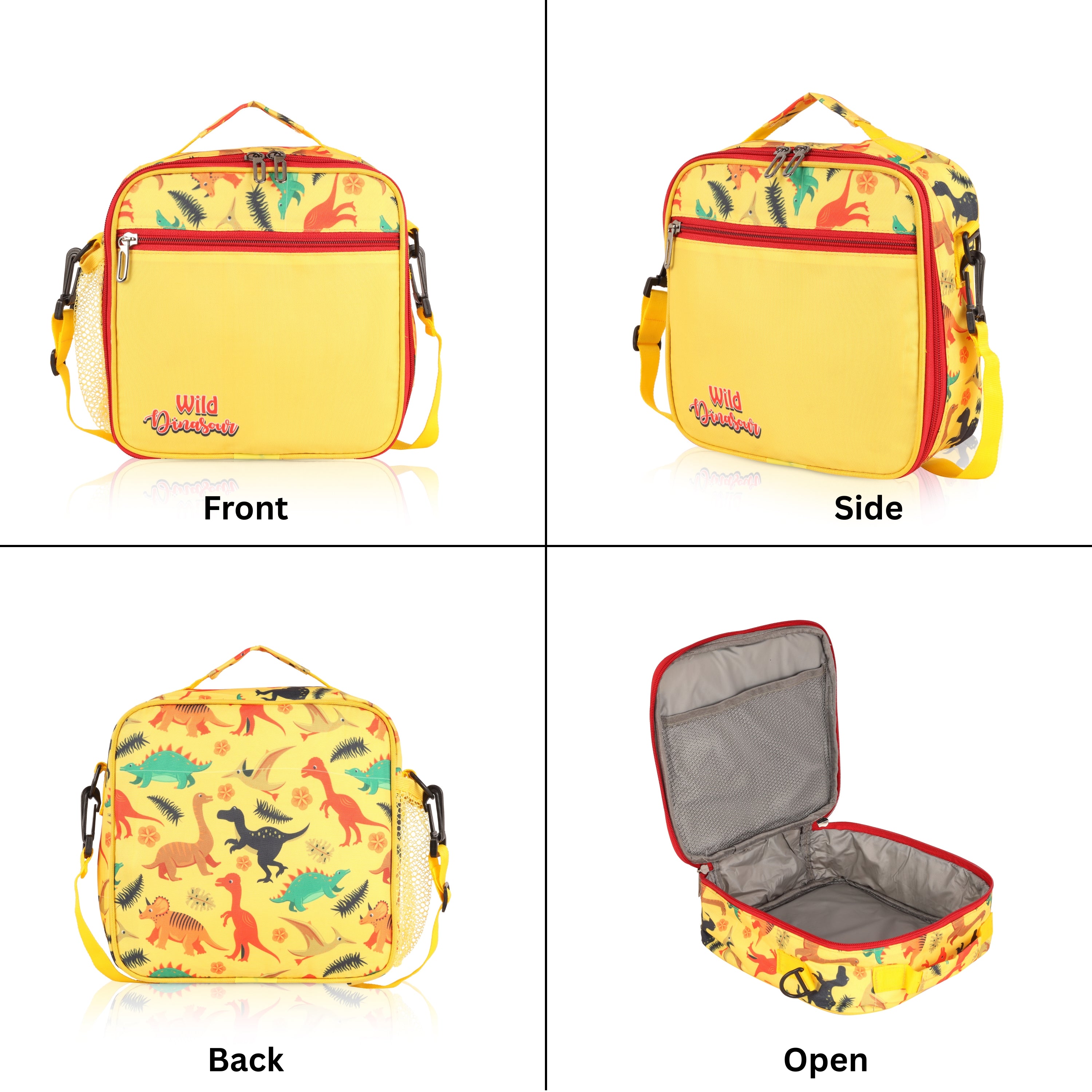 Echo Boomers PremiumDino Pint Lunch Bag – Stylish, Lightweight, Attractive, & Durable Meal Companion and versatile bag(Yellow).