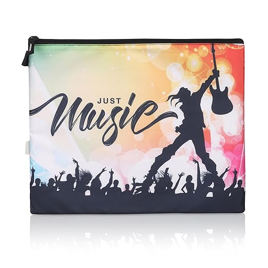 Echo Boomers Music Concert Theme Printed Twin Folder Set | Padded & Waterproof