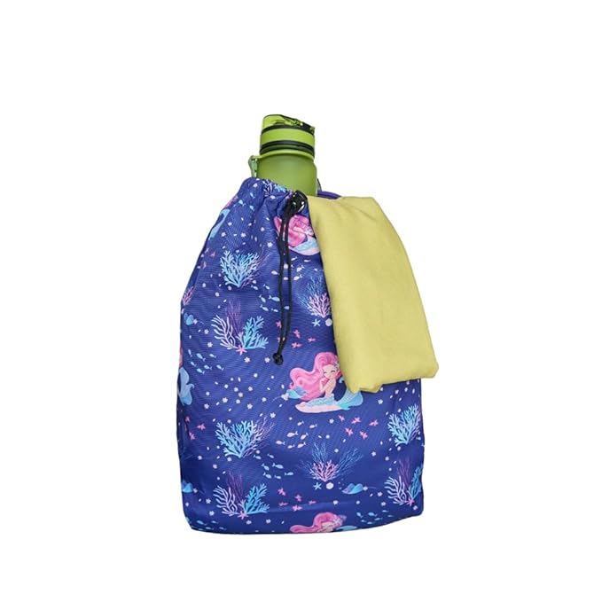 Echo Boomers Mermaid Design Bagpacks Best for kids travel - Pack of 1