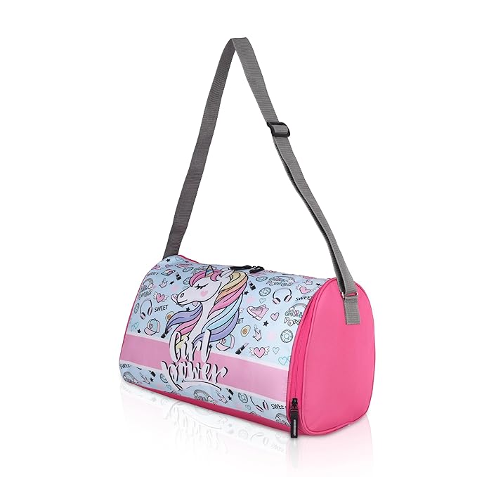 Echo Boomers Unicorn Sky Blue & Pink Duffel Bag - Magical Adventures Await