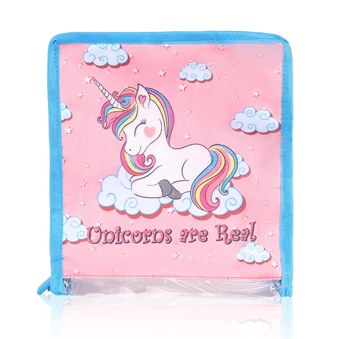 Echo Boomers Pink Unicorn 4-Piece Travel Organizer Set - Pink, Packing Cubes with Unique Print