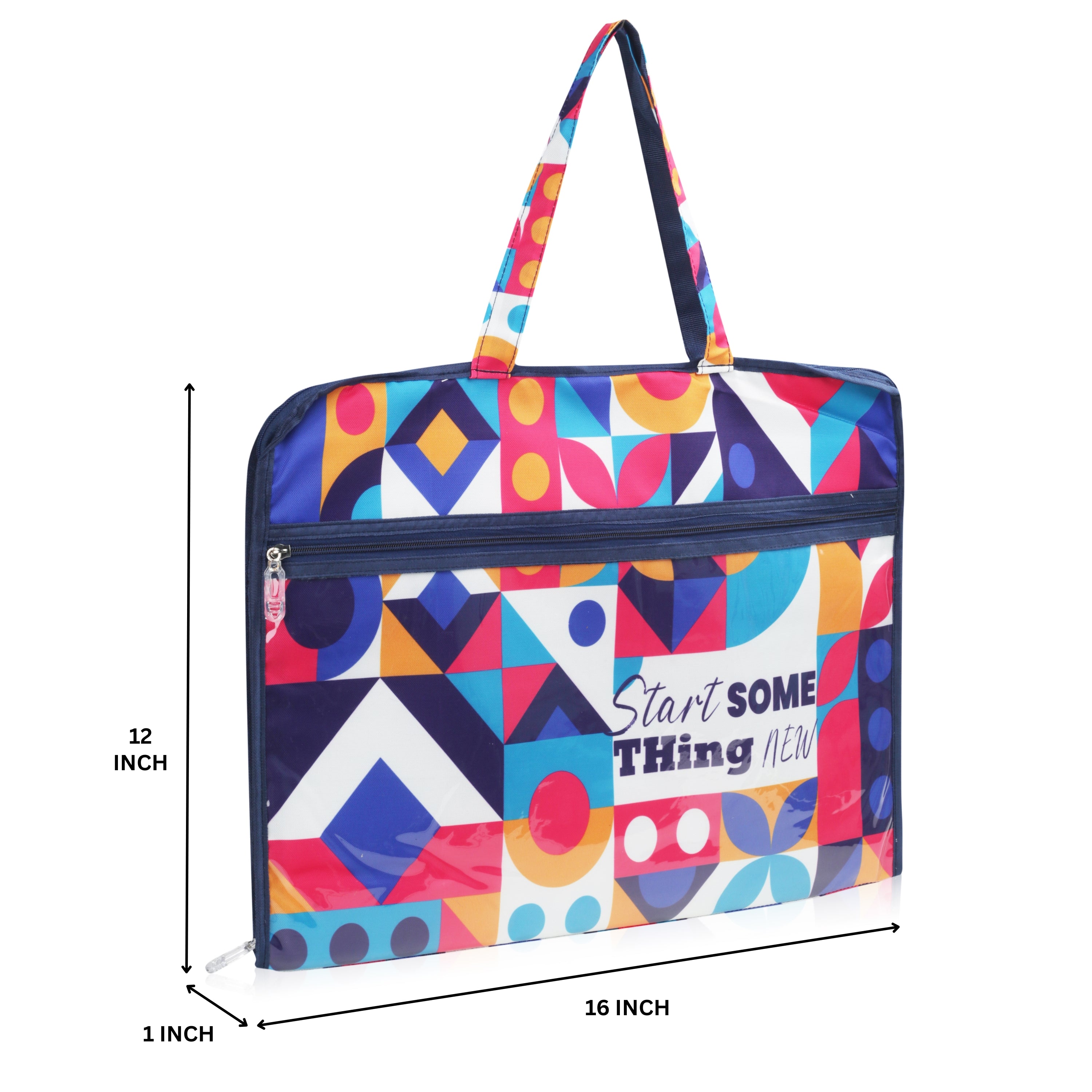 Echo Boomers Multipurpose Folder Bag | Stationery Organizer & Document File Bag with Multiple Compartments