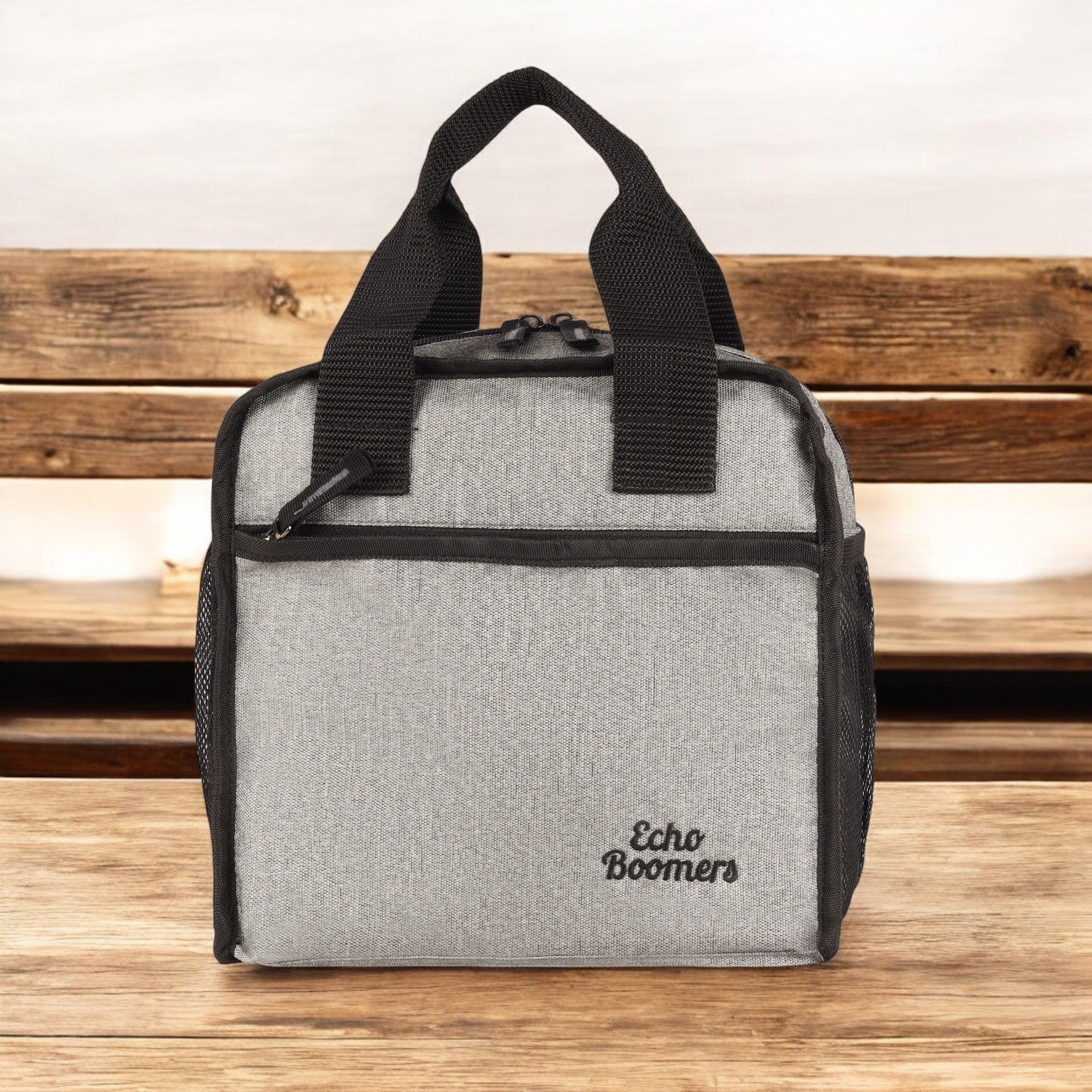 Echo Boomers Premium Lunch Bag – Stylish, Lightweight, Attractive, & Durable Meal Companion and versatile bag(Grey).