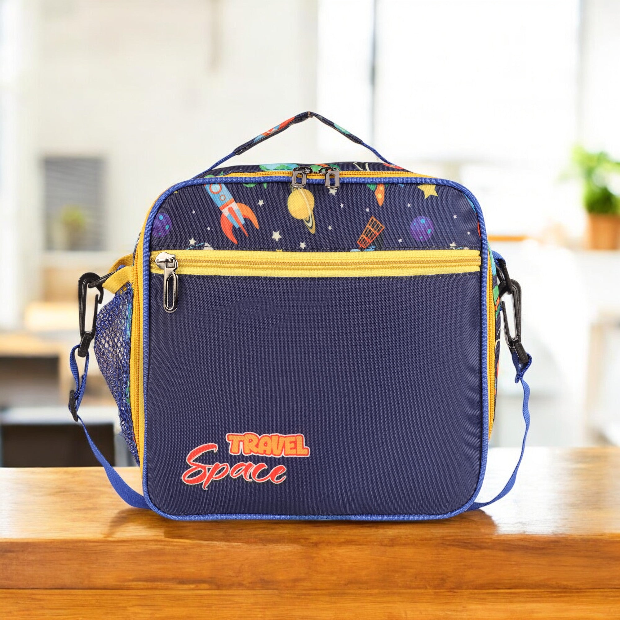 Echo Boomers Premium Space Pint Lunch Bag – Stylish, Lightweight, Attractive, & Durable Meal Companion and versatile bag(Navy).