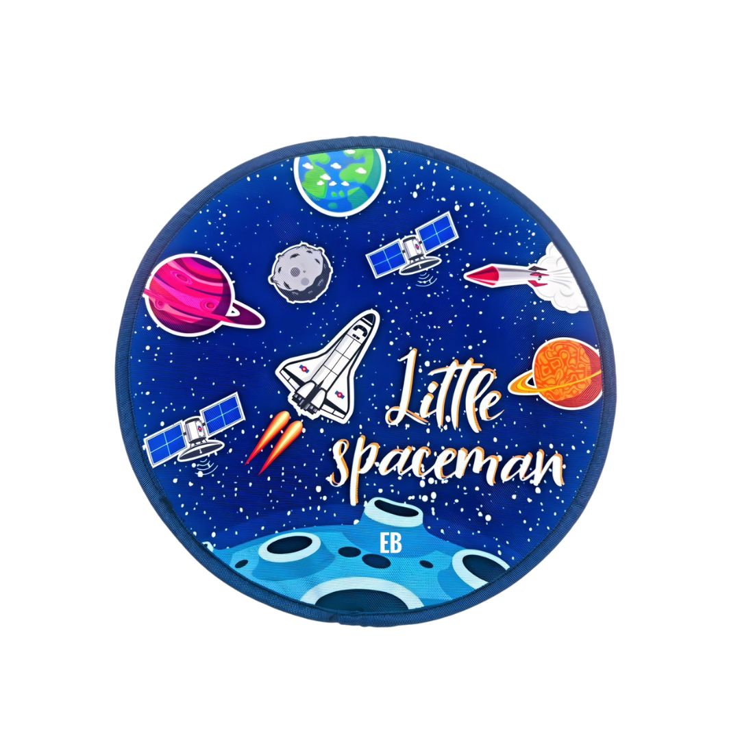 Echo Boomers Kids Lunch Bag with Round Table Mat Combo | Multi Print | Fun School Lunch Set for Boys & Girls