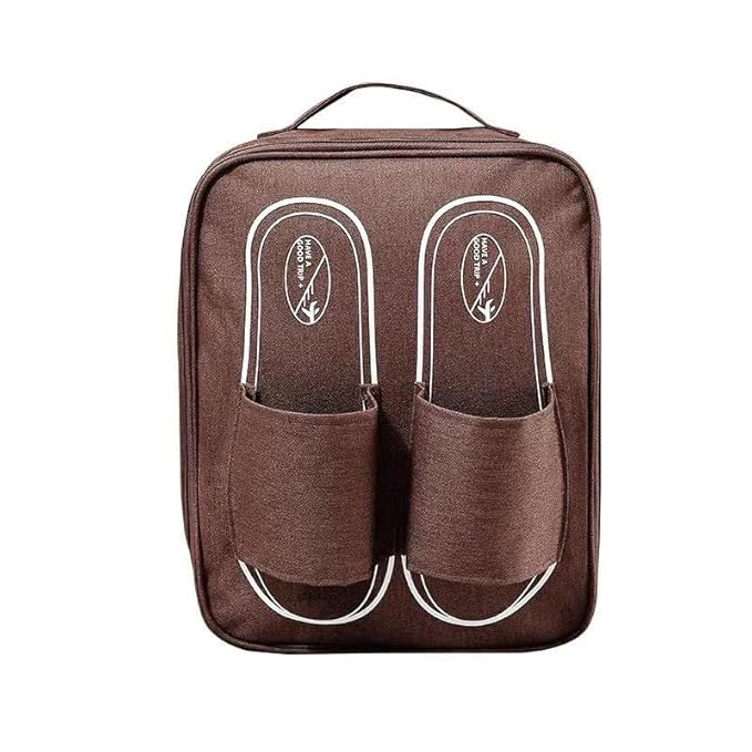 Echo Boomers Travel Shoe Bags Multipurpose Portable Travelling Shoe Holder Storage Bag Footwear Organiser Pouch (Black)