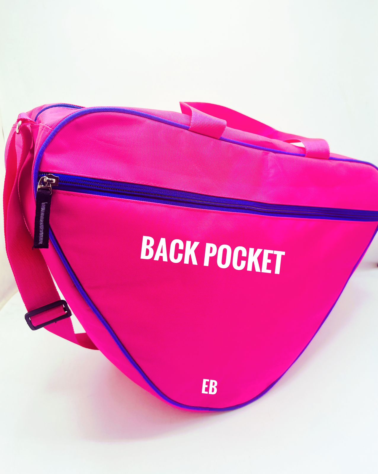 Echo Boomers Skating Bag for Kids & Teens | 18"x13" Large Sports Duffel with “Time to Skate” Print | Lightweight, Water-Resistant Travel & School Bag for Roller Skates, Gear & Accessories (Blue)