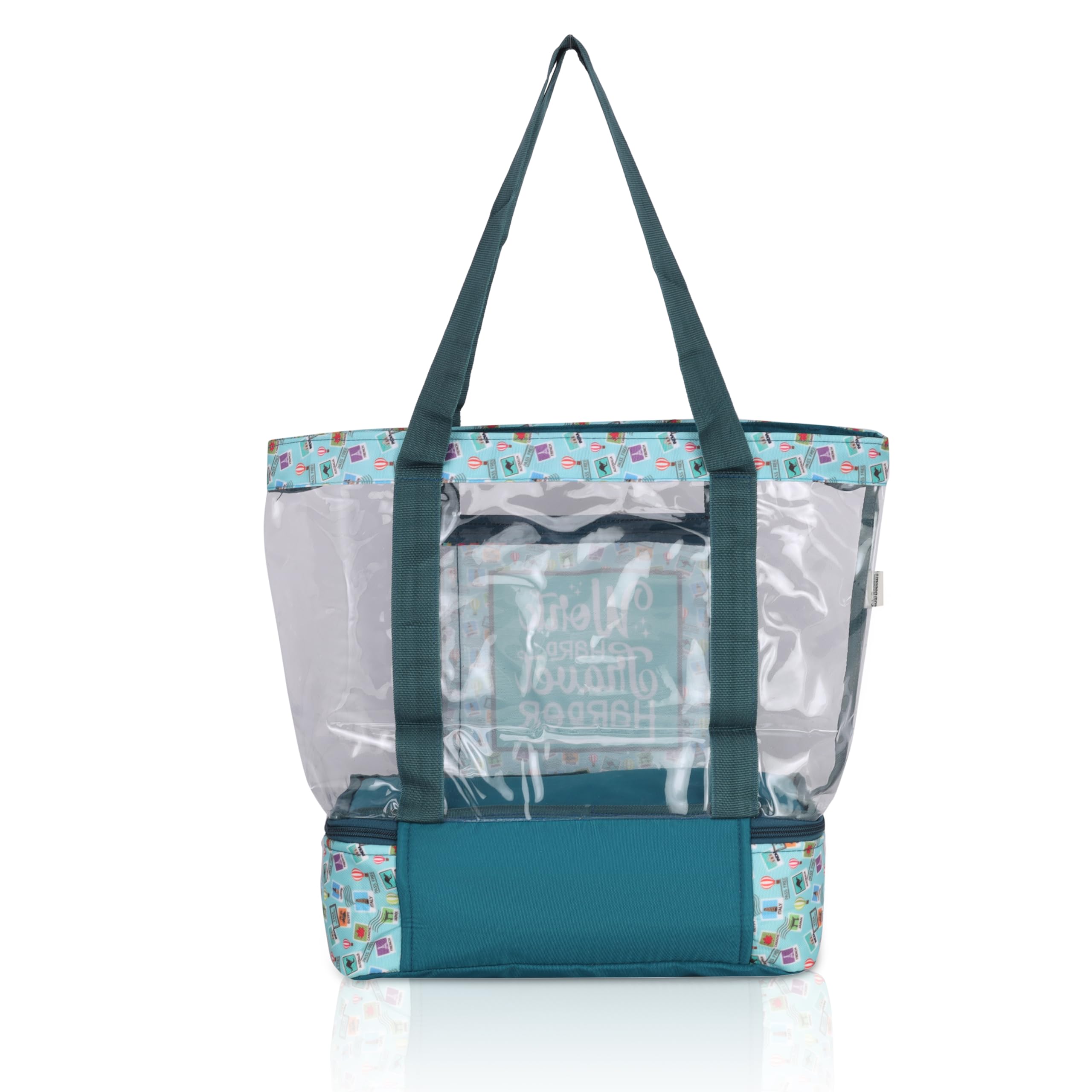 Echo Boomers Black Transparent Shoulder Bag